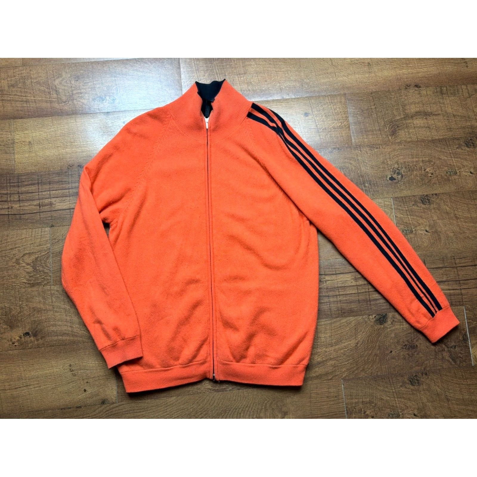 Y-3 Y-3 Yohji Yamamoto 100% Cashmere Reversible Sweater Jacket XL Black Orange Blaze Vintage Men’s Full Zip Size US XL / EU 56 / 4 - 2 Thumbnail