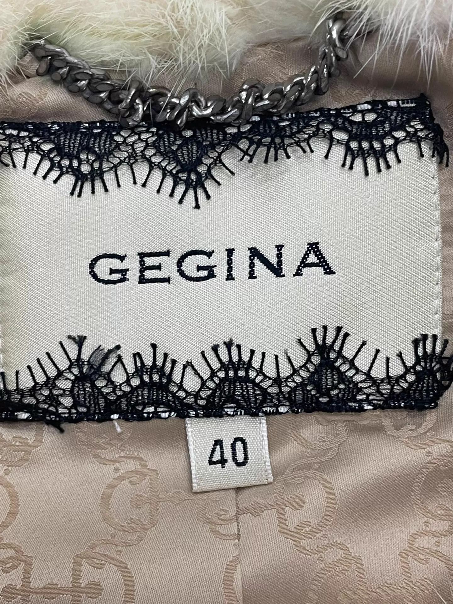 Other GEGINA Beige Mink Fur Vest Size 40 New Size S / US 4 / IT 40 - 4 Thumbnail