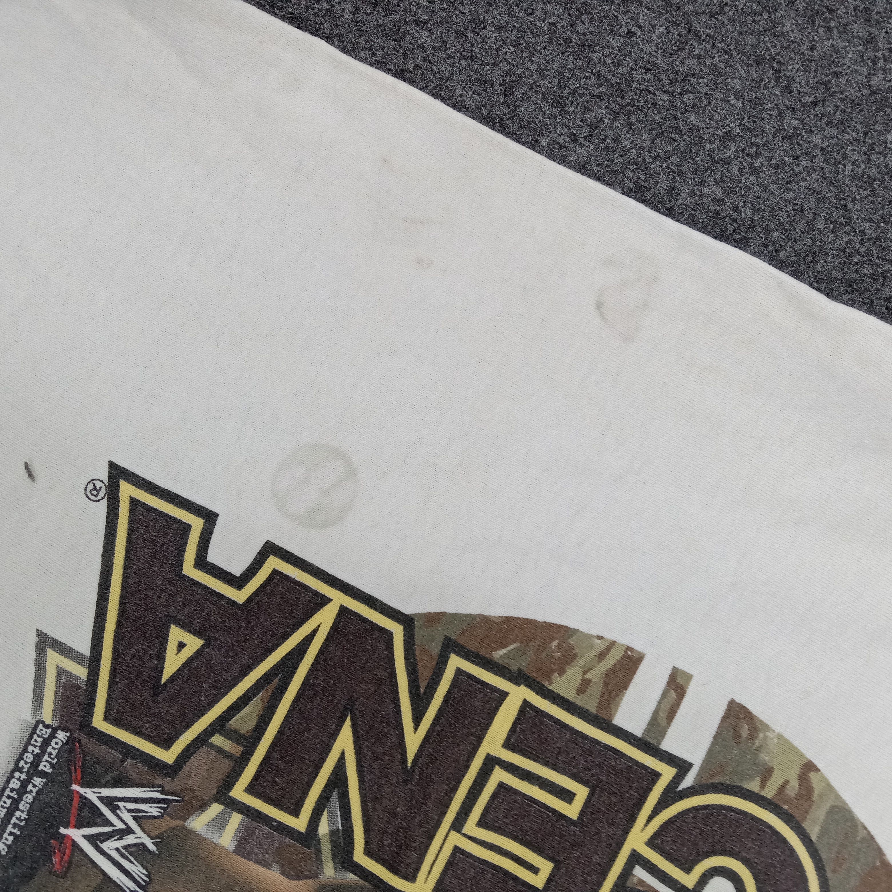 Vintage × WWE × WWF John Cena WWE American Wrestling Gym Tshirt Size US L / EU 52-54 / 3 - 6 Thumbnail