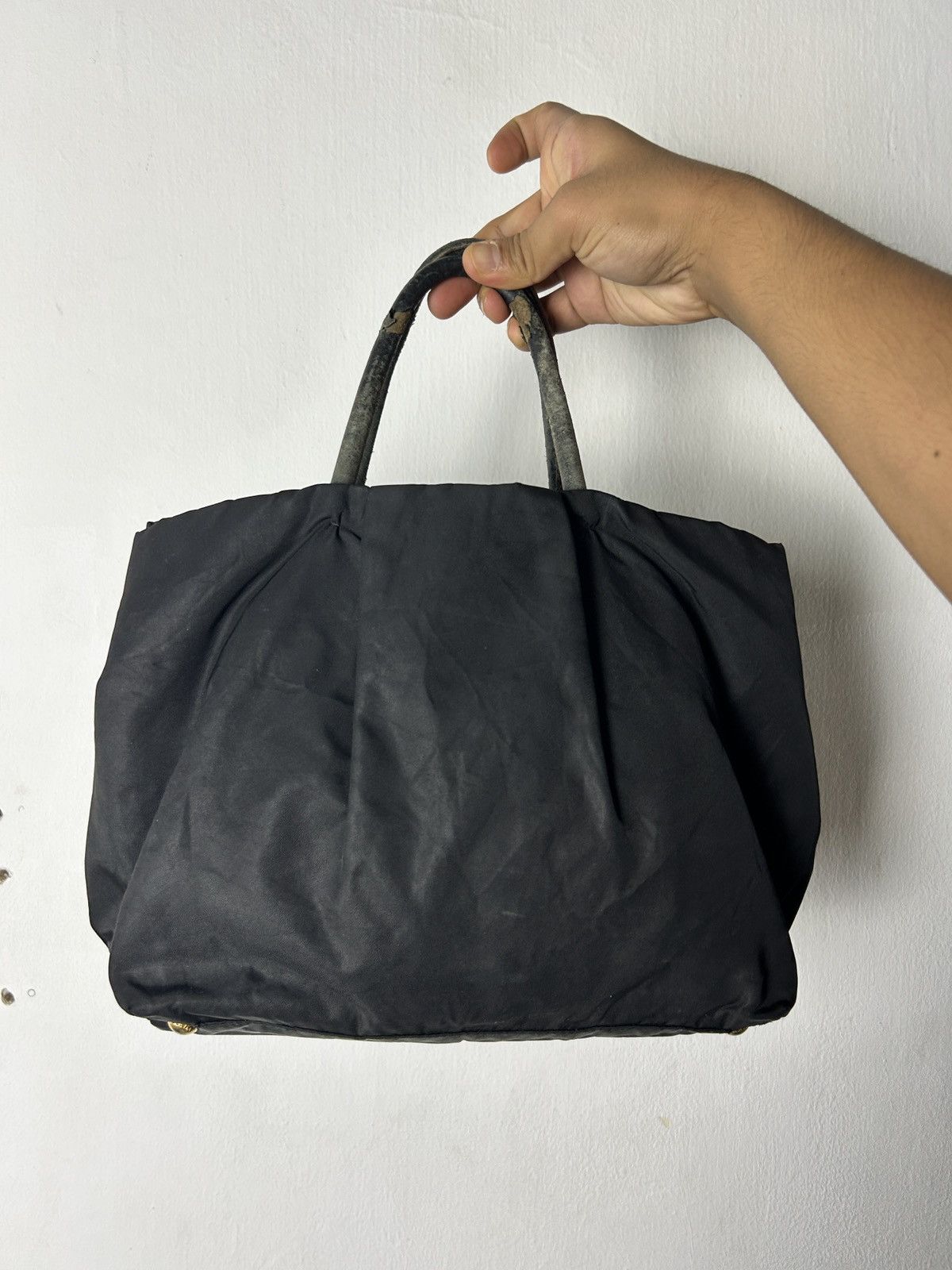 Prada Vintage Prada black ribbon tote bag Size ONE SIZE - 5 Thumbnail