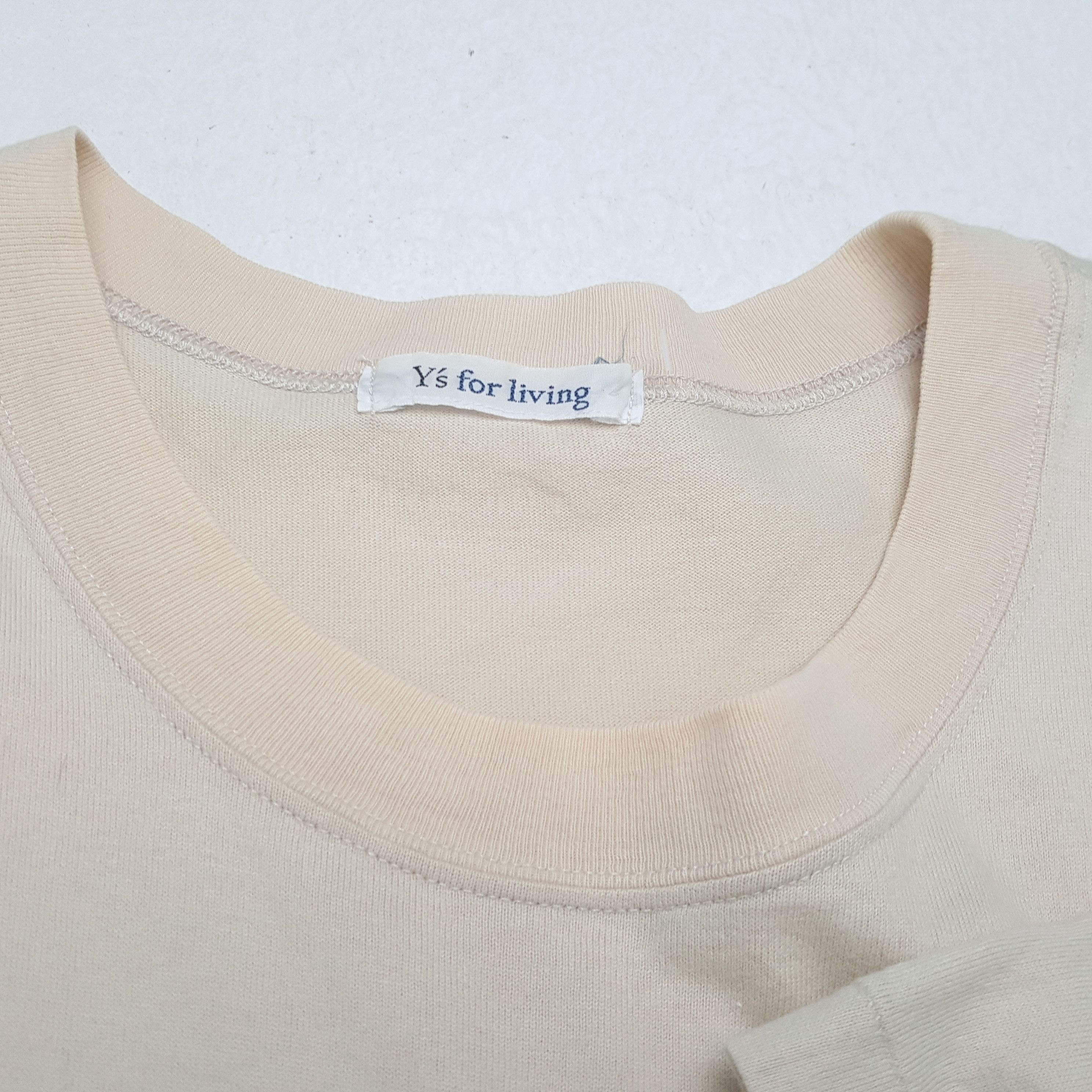 Vintage × Y's × Yohji Yamamoto Y'S FOR LIVING by YOHJI YAMAMOTO Designer Tshirt Size US L / EU 52-54 / 3 - 8 Thumbnail