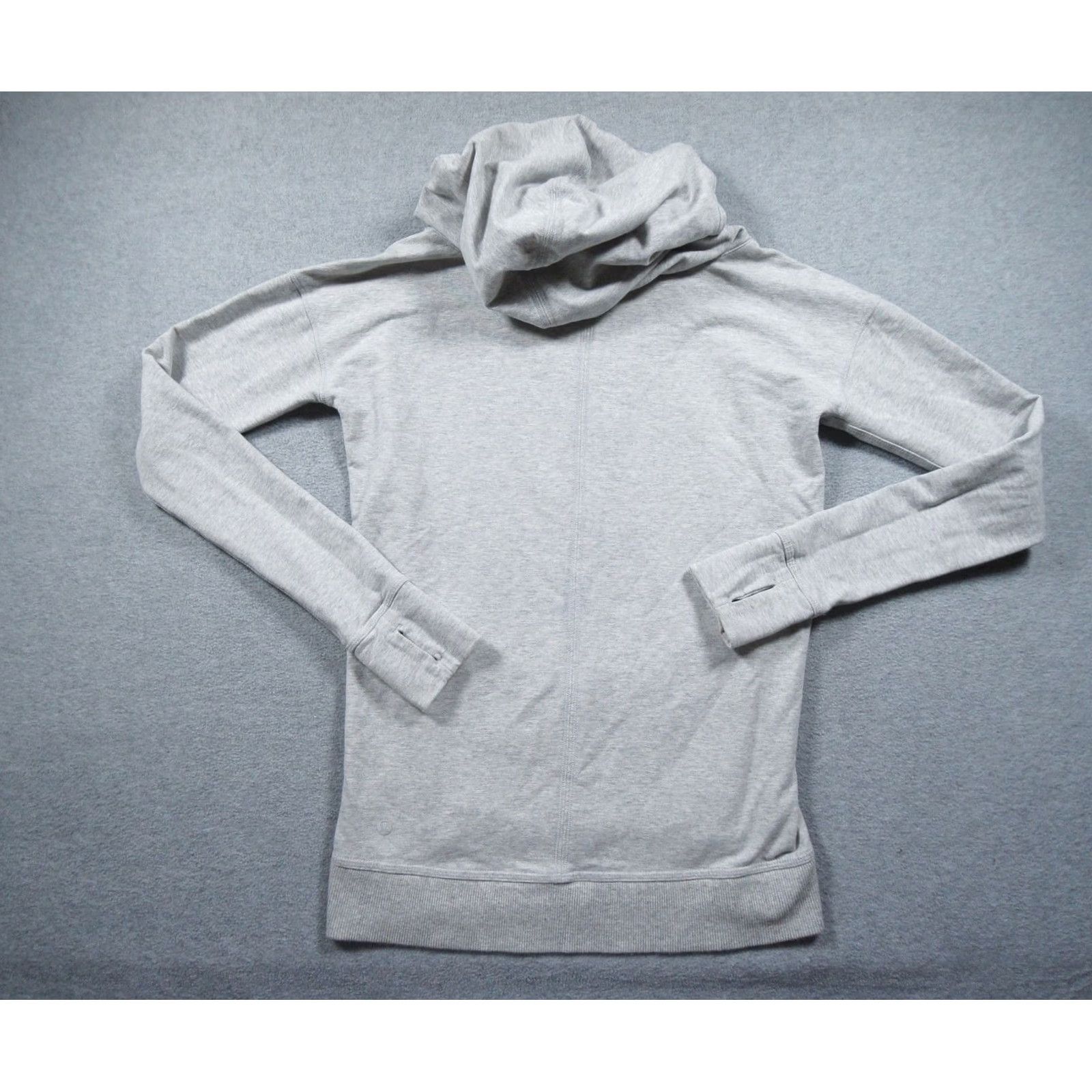 Lululemon Lululemon Sweatshirt Womens Gray Hoodie Pullover Scuba Yoga Thumbholes Active Casual Travel Size XS / US 0-2 / IT 36-38 - 6 Thumbnail