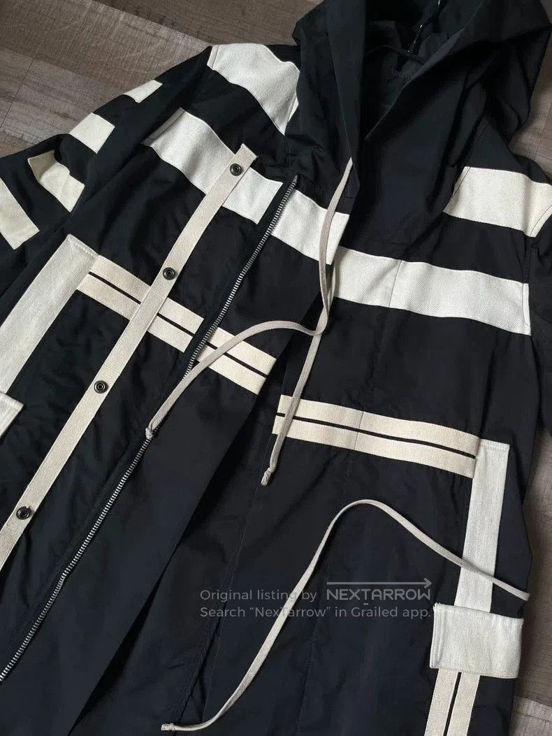 Rick Owens rick owens geo webbed parka in black. Size US M / EU 48-50 / 2 - 2 Thumbnail