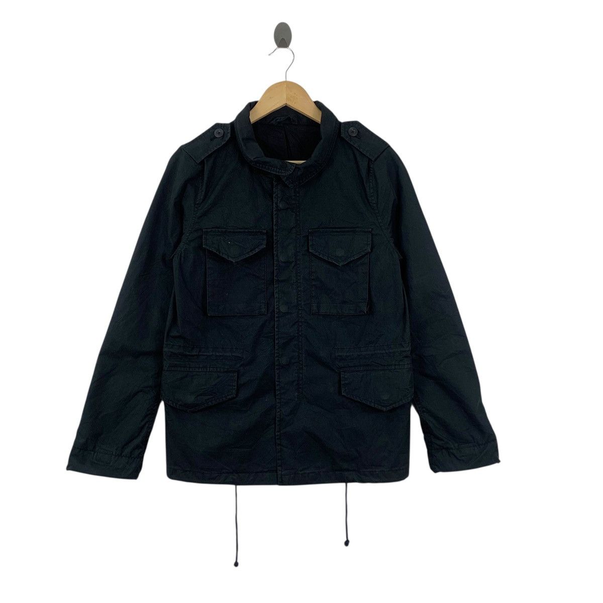 Gap Vintage GAP USA Military Design M65 Black Jacket Windbreaker Size US XS / EU 42 / 0 - 1 Thumbnail