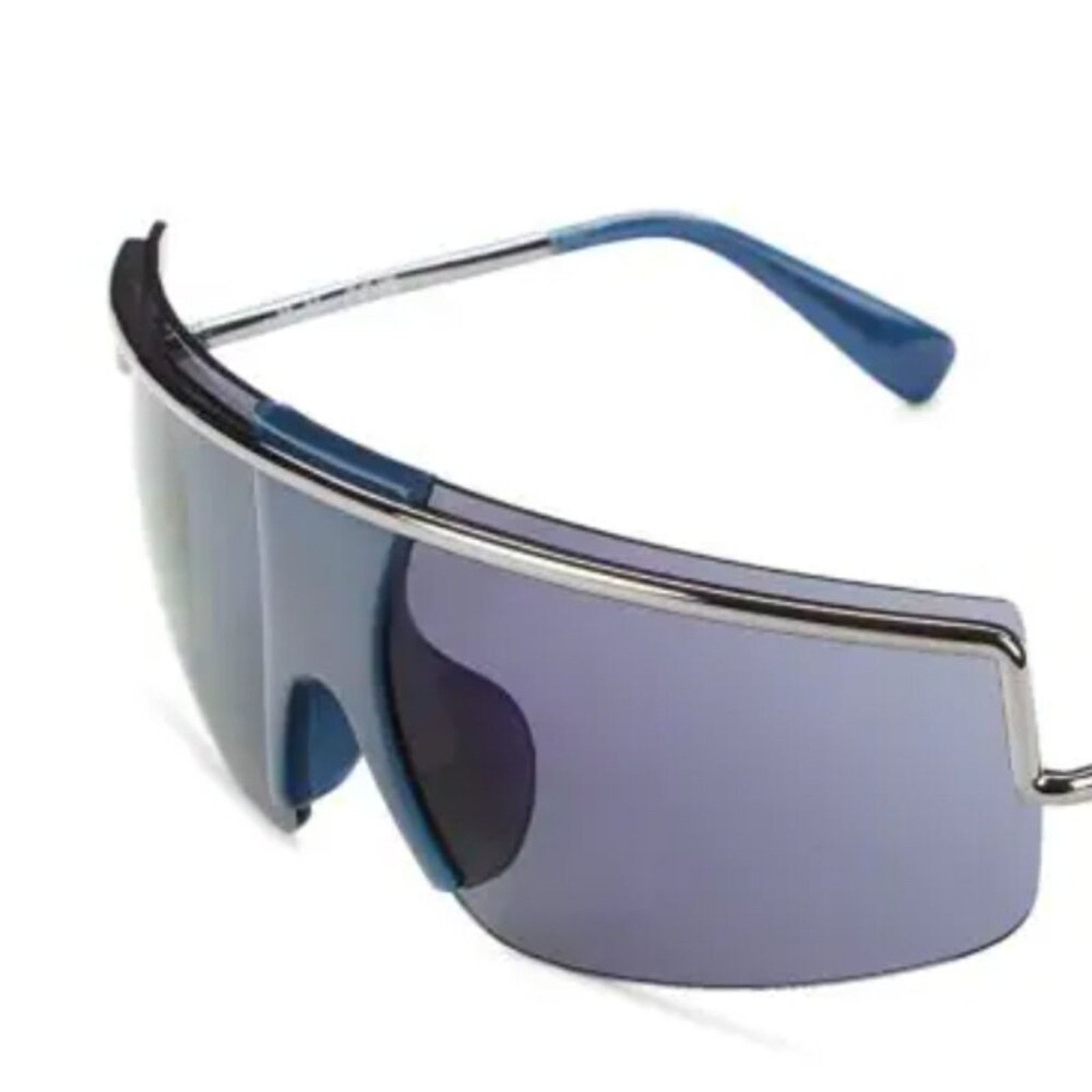 Maximum Henry Max Mara 71MM Shield Sunglasses Size ONE SIZE - 3 Thumbnail
