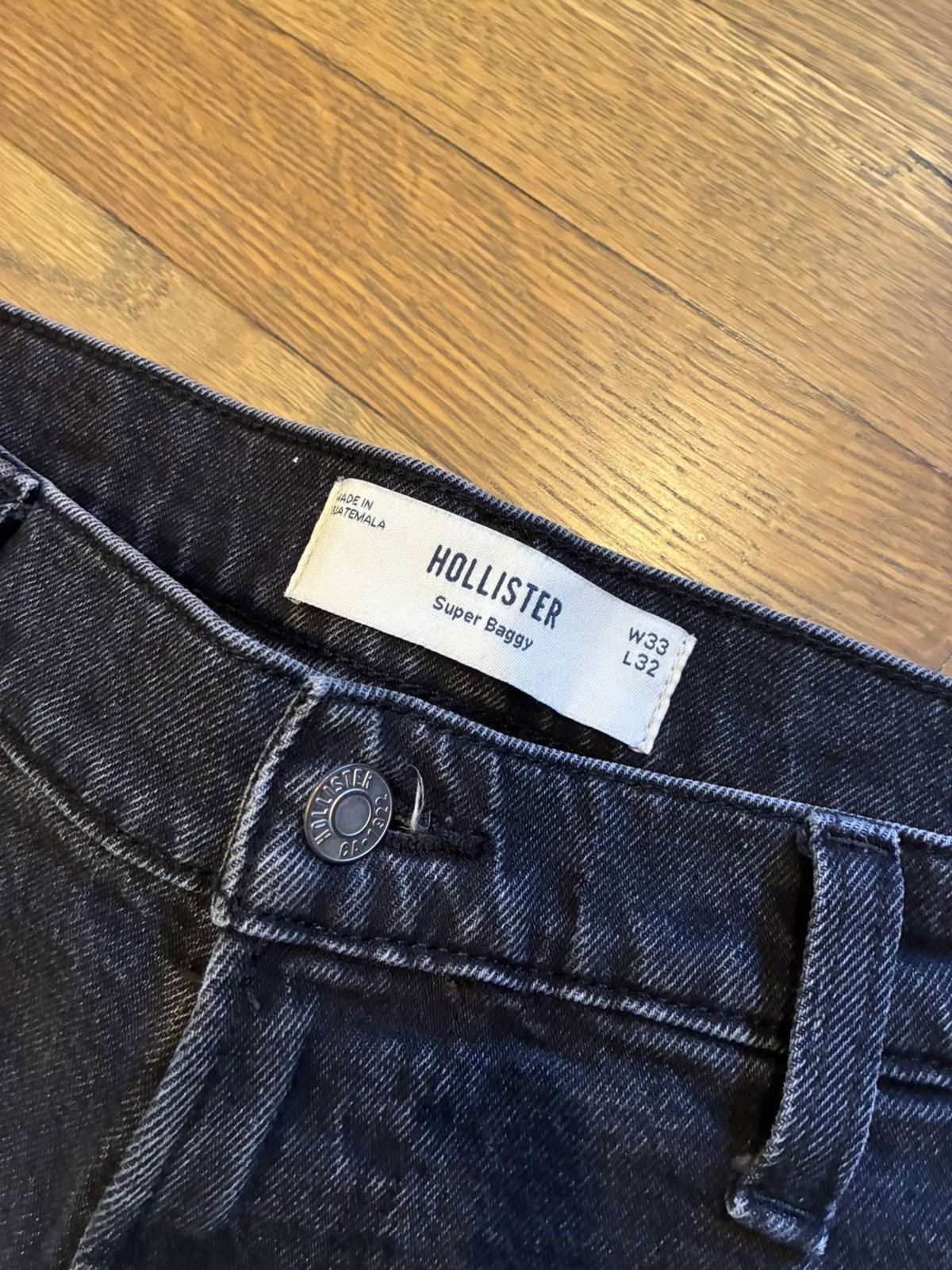 Supreme Hollister Super Baggy Carpenter Jeans Size US 33 - 3 Thumbnail