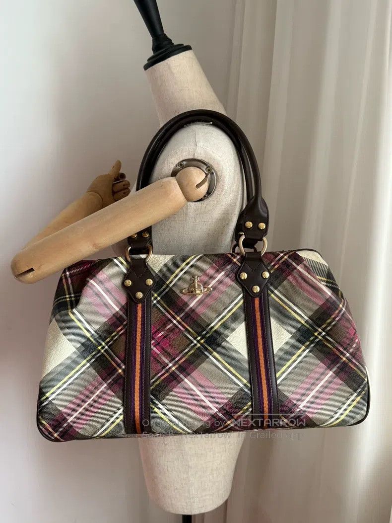 Vivienne Westwood Vivienne Westwood size os Vintage Plaid Saturn Briefcase To Size ONE SIZE - 1 Thumbnail