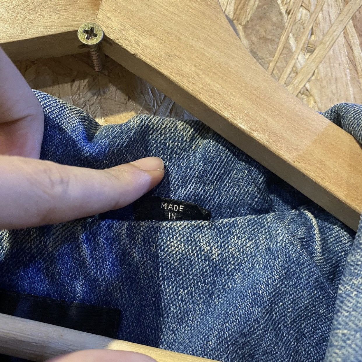 Members Only × Vintage 90s Members Only Denim Workwear Coat Jackets Size US XL / EU 56 / 4 - 8 Thumbnail