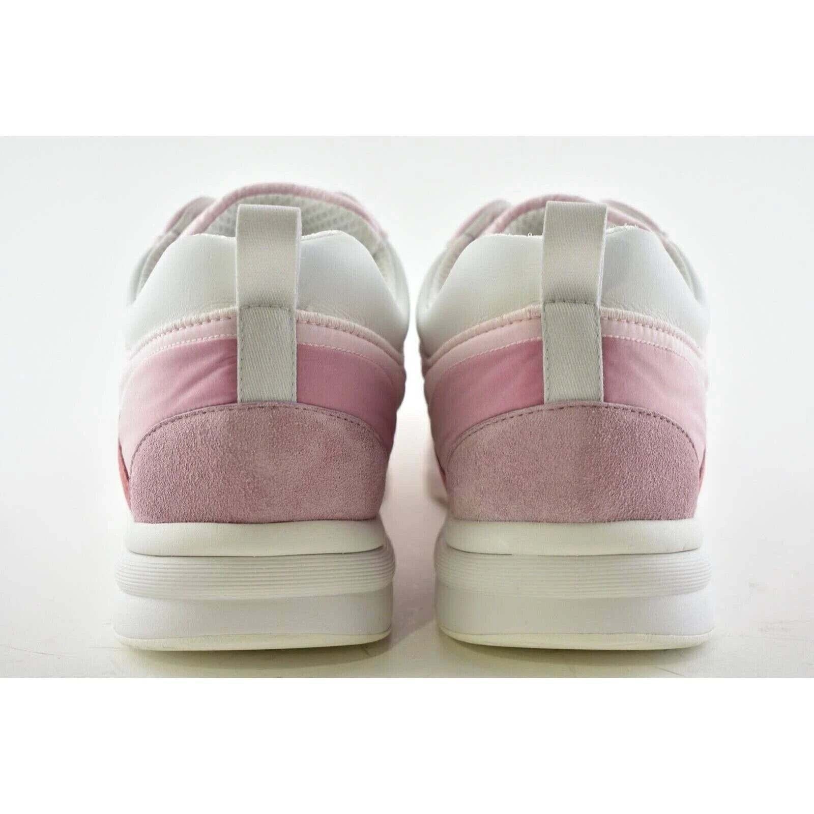 Chanel Chanel Mens 21C Pink Suede Leather CC Logo Lace Low Top Size US 10 / EU 43 - 11 Thumbnail