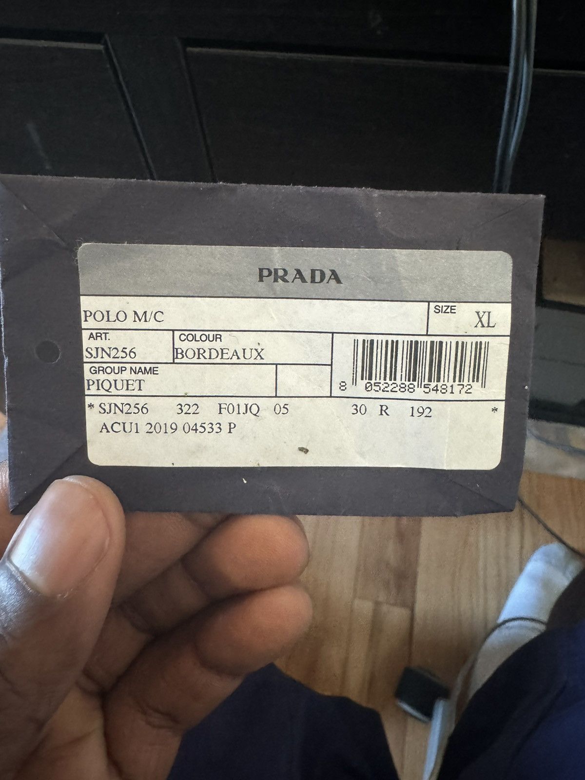 Prada Prada logo shortsleeve Size US XL / EU 56 / 4 - 11 Thumbnail