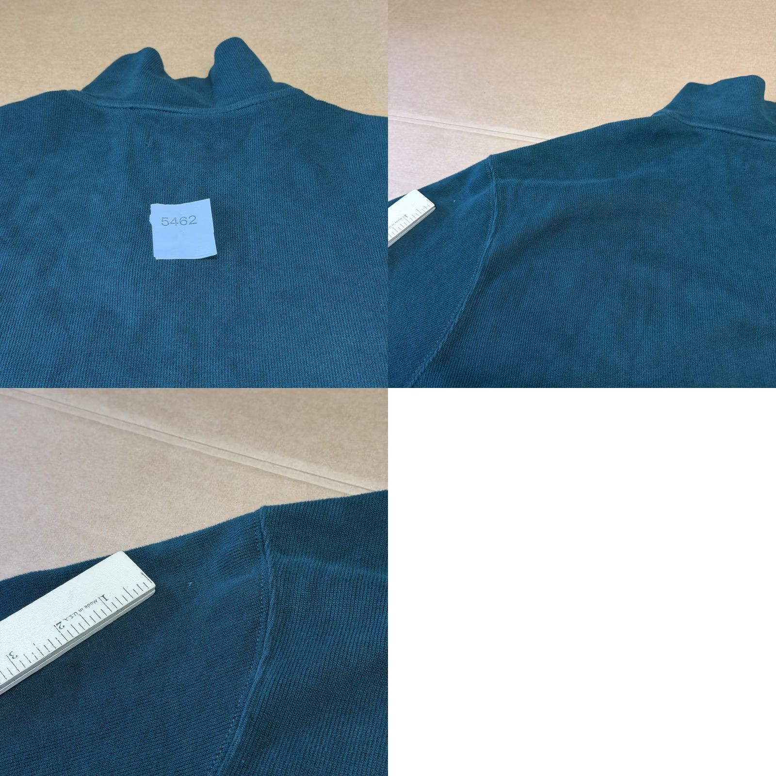 Polo Ralph Lauren Polo Ralph Lauren Mens 2XL Green Cotton Sweater Mock Neck Pullover Size US XXL / EU 58 / 5 - 9 Thumbnail