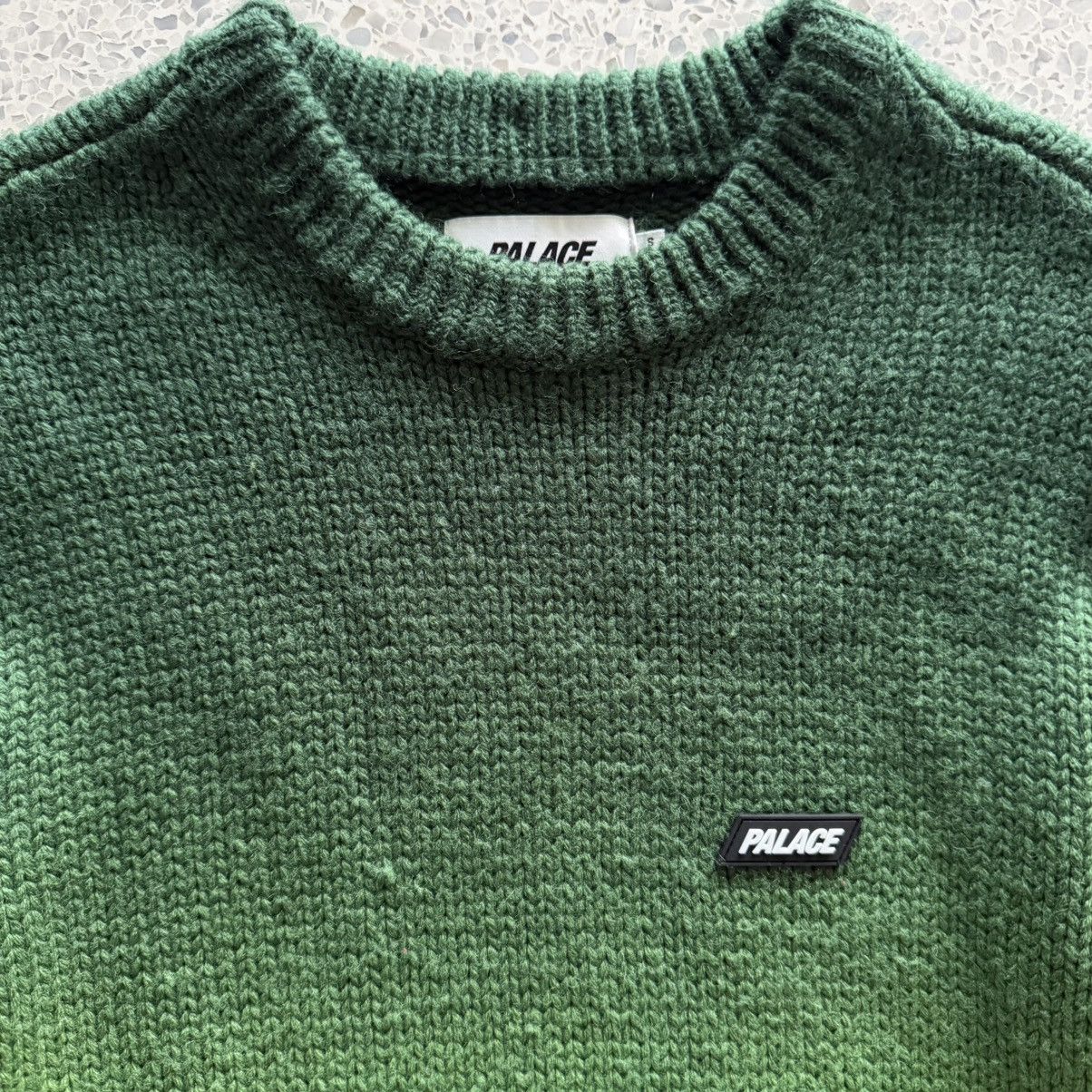 Palace Palace Gradient Dye Rib Knit Sweater (Green) Size US S / EU 44-46 / 1 - 3 Thumbnail