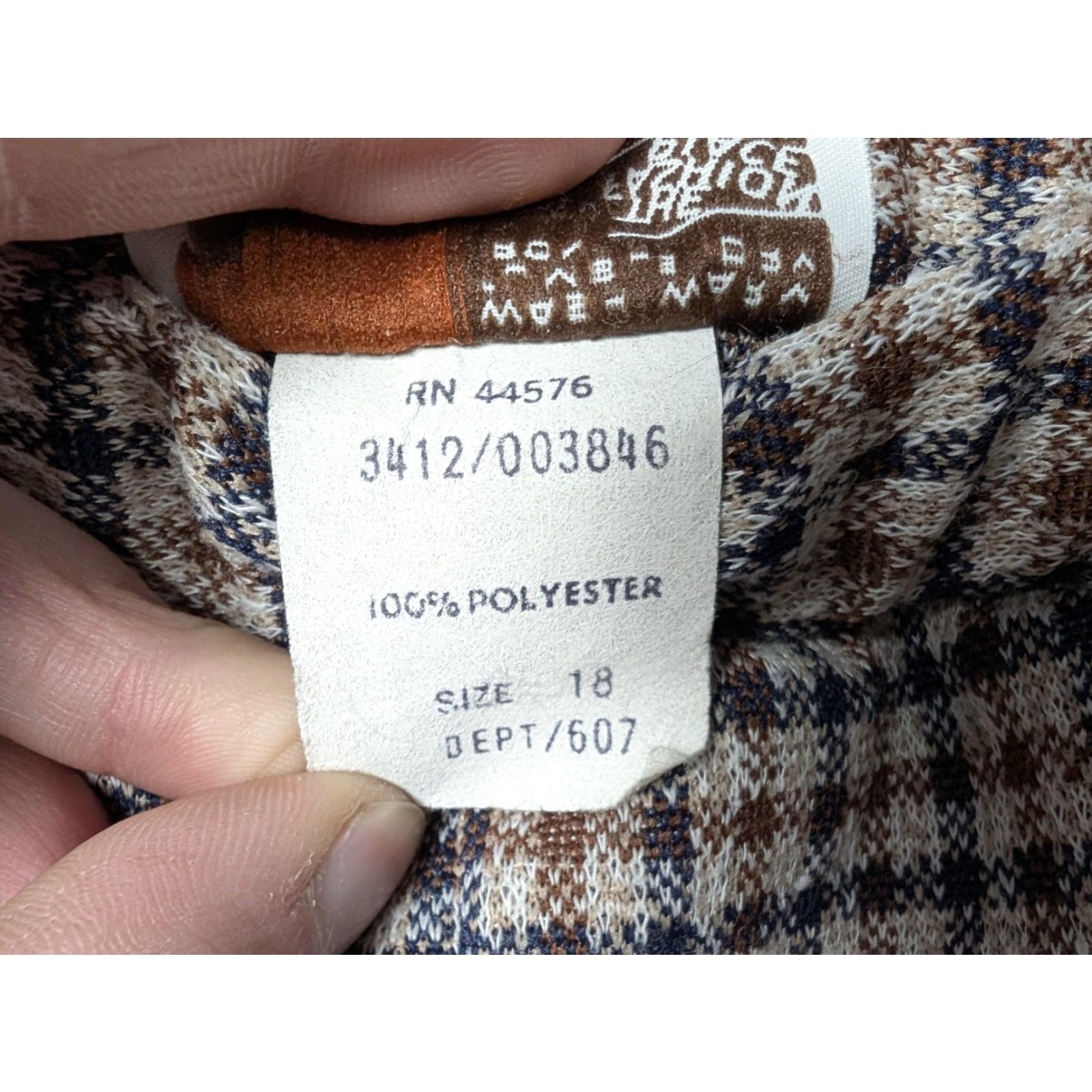 Sears Sears Vintage Pants That Fit Size 18 Plaid Preppy Academia Classic Hipster Indie Size 40" / US 18 - 6 Thumbnail