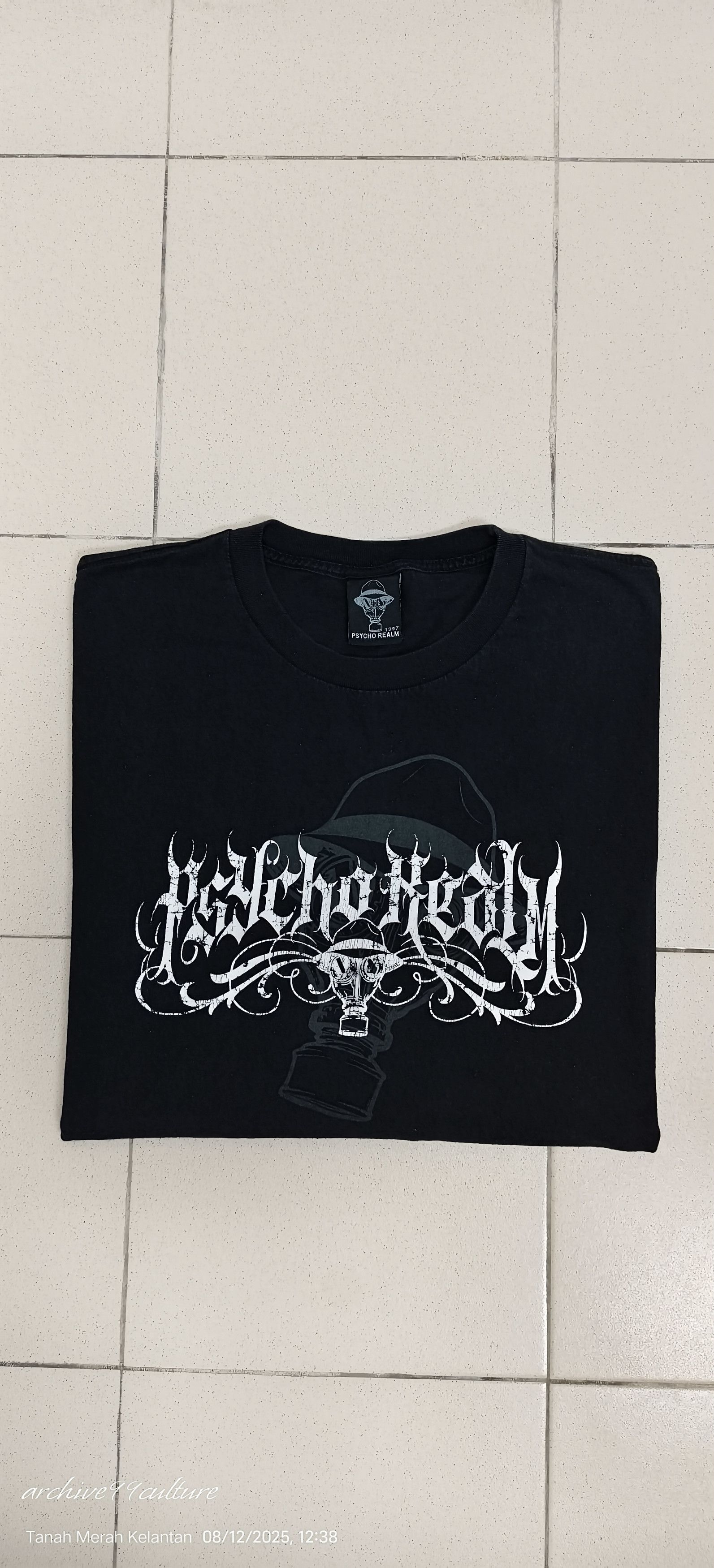 Rap Tees Vintage Psycho Realm Rock Band flame tee Size US XXL / EU 58 / 5 - 14 Thumbnail