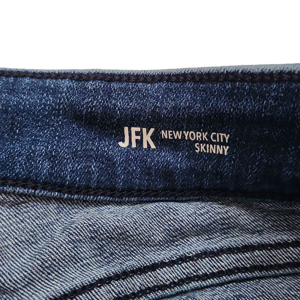 Warpweft Company Warp + Weft Ladies Waist Size 27 JFK New York City Blue Dist Size 27" / US 4 / IT 40 - 6 Thumbnail