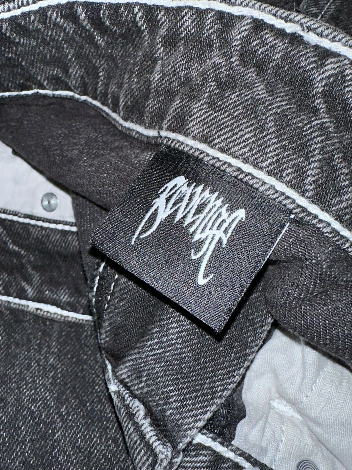 Revenge Revenge Skull Patch Jeans Size US 30 / EU 46 - 5 Thumbnail