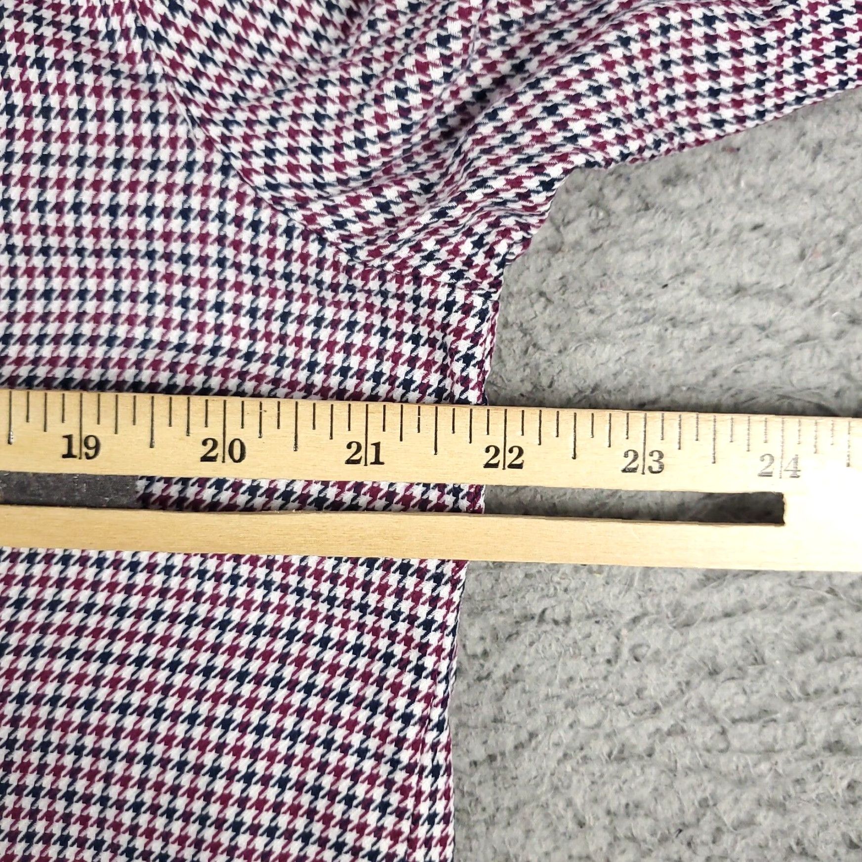 Tommy Hilfiger Tommy Hilfiger Button Up Long Sleeve Shirt Womens Large Red 100% Cotton Preppy Style Size L / US 10 / IT 46 - 6 Thumbnail