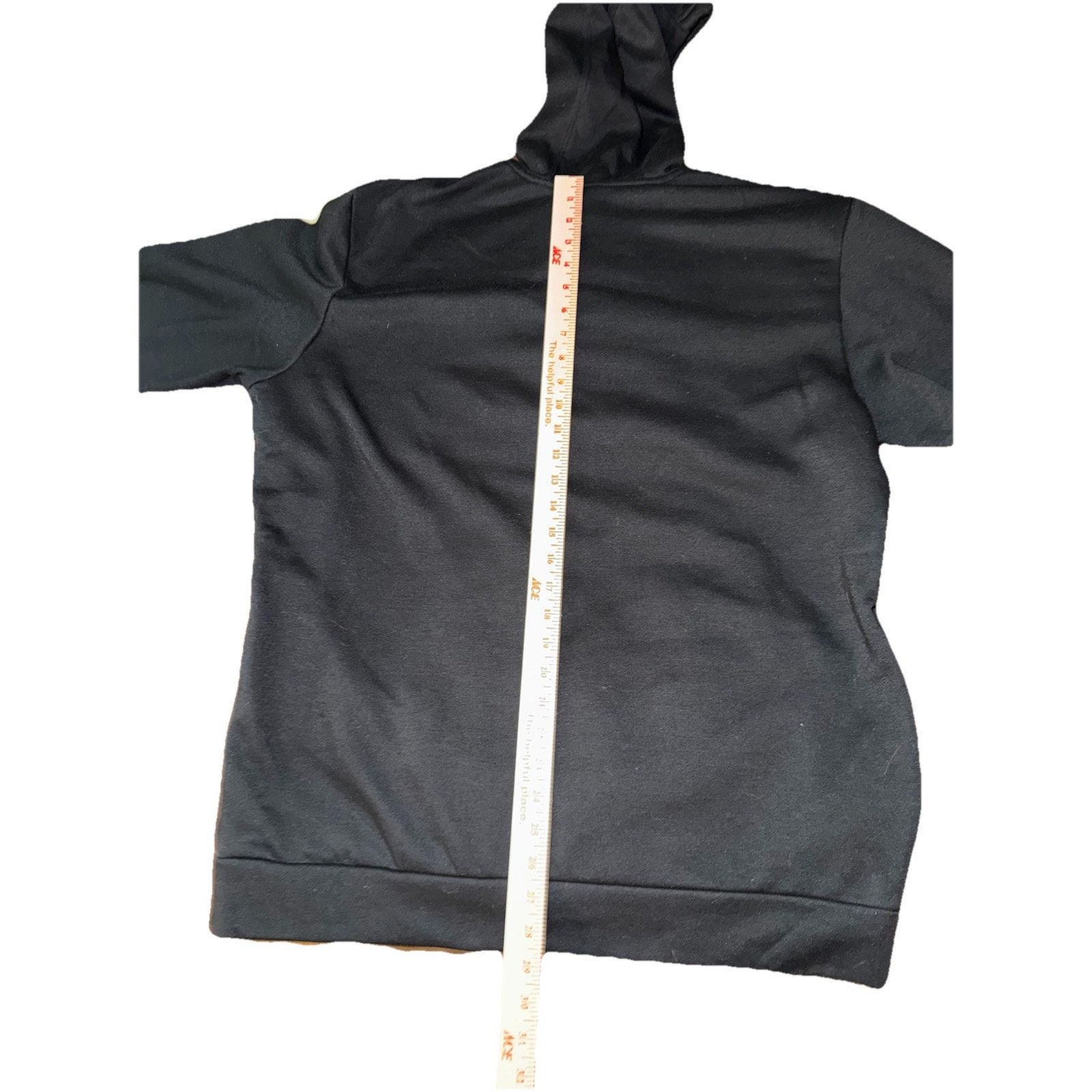 Adidas Adidas Black Mens Sz XL Hoodie Sweatshirt w/ Pockets H39888 Size US XL / EU 56 / 4 - 5 Thumbnail