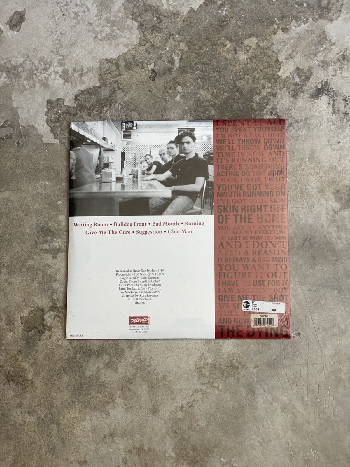 Delicious Vinyl LP vinyl Fugazi - Fugazi black rare punk Size ONE SIZE - 2 Thumbnail