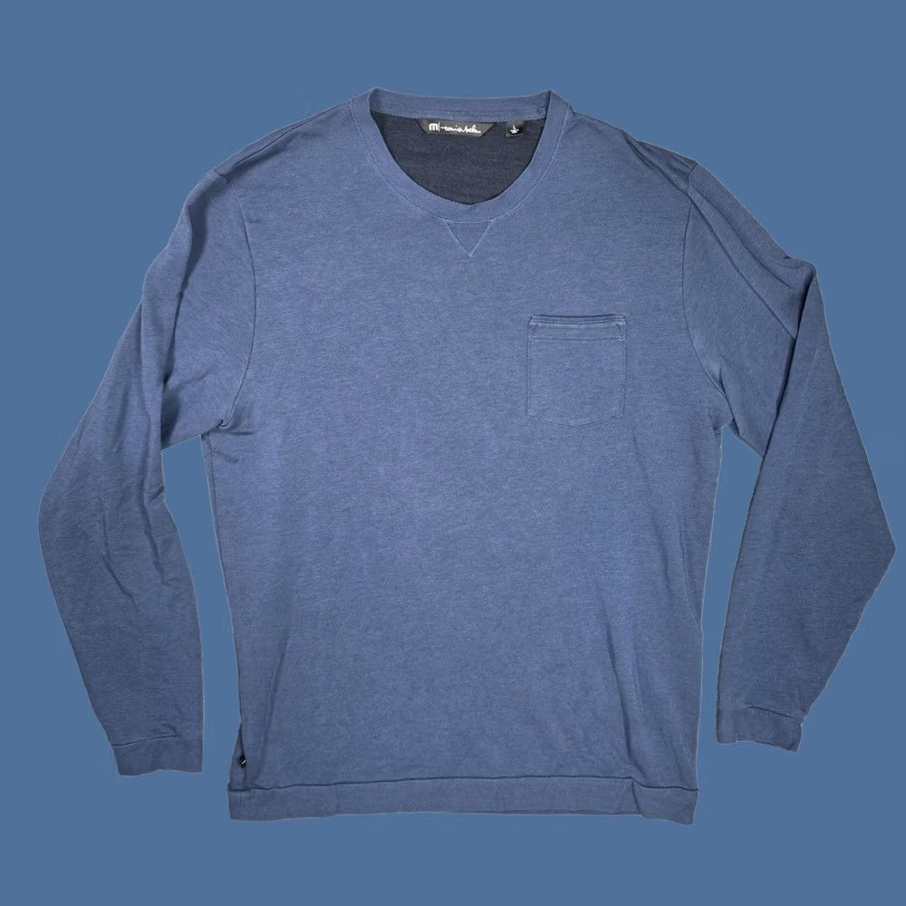 TravisMathew Travis Mathew Mens Large Blue Pullover Sweater Long Sleeve Casual Size US L / EU 52-54 / 3 - 1 Thumbnail