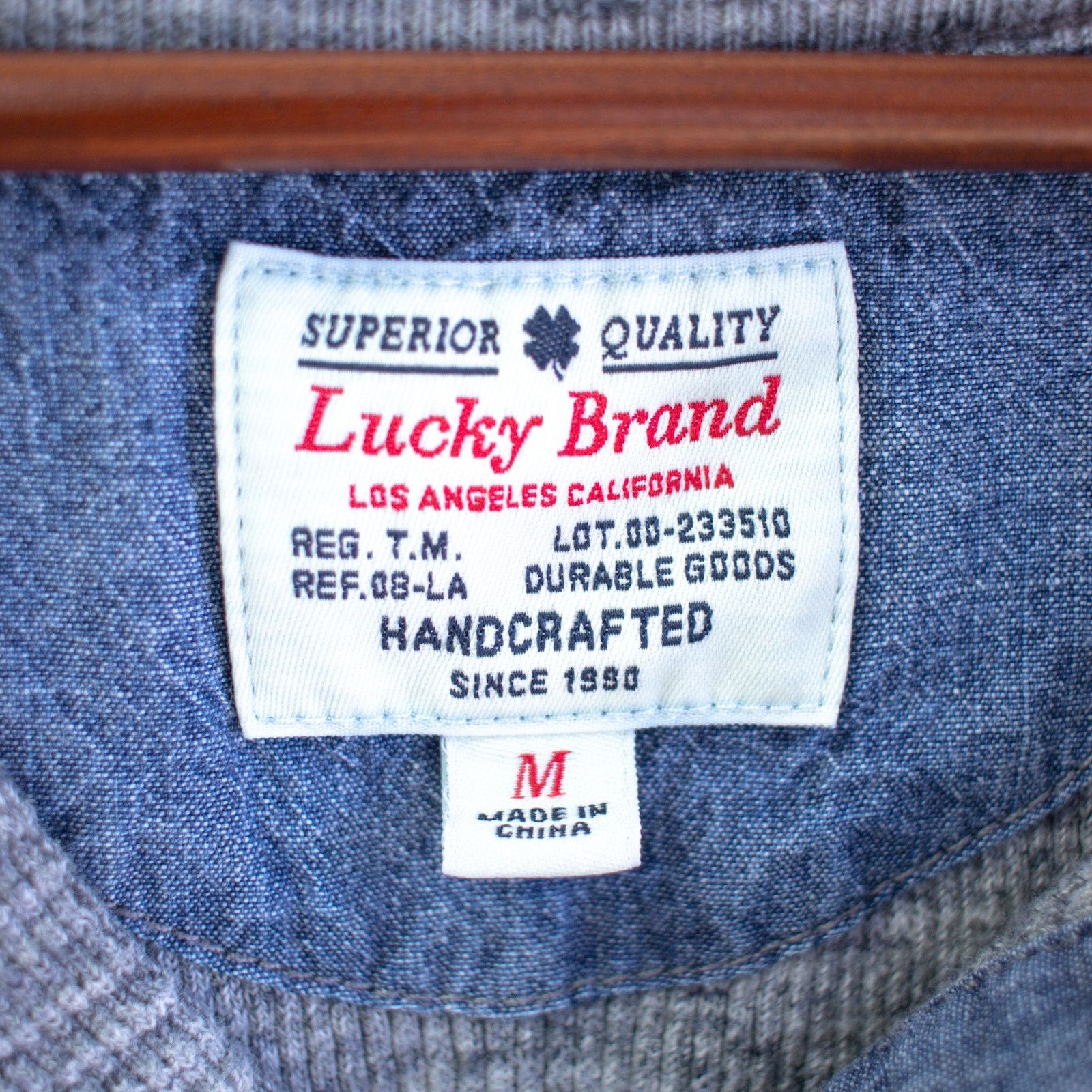 Lucky Brand Lucky Brand Men's Medium Ribbed V-Neck Sweater Size US M / EU 48-50 / 2 - 3 Thumbnail