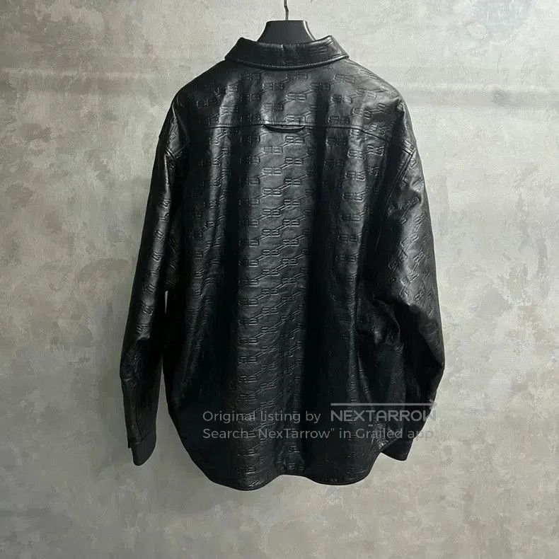 Balenciaga Balenciaga Black Logo Leather Jacket. Size US XXS / EU 40 - 2 Thumbnail