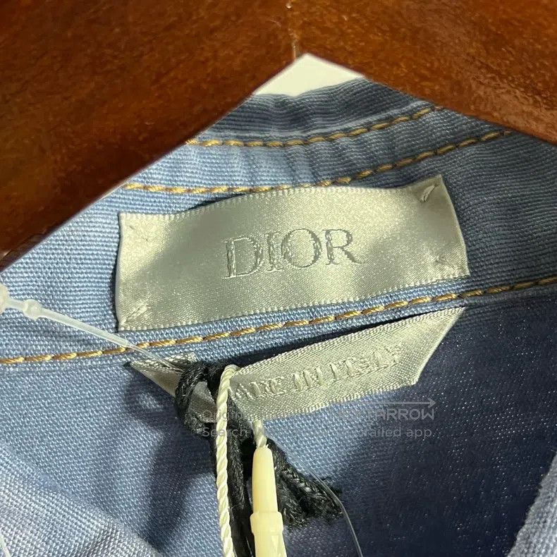 Dior Dior Size39 Graffiti denim shirt jacket Size US XXS / EU 40 - 3 Thumbnail
