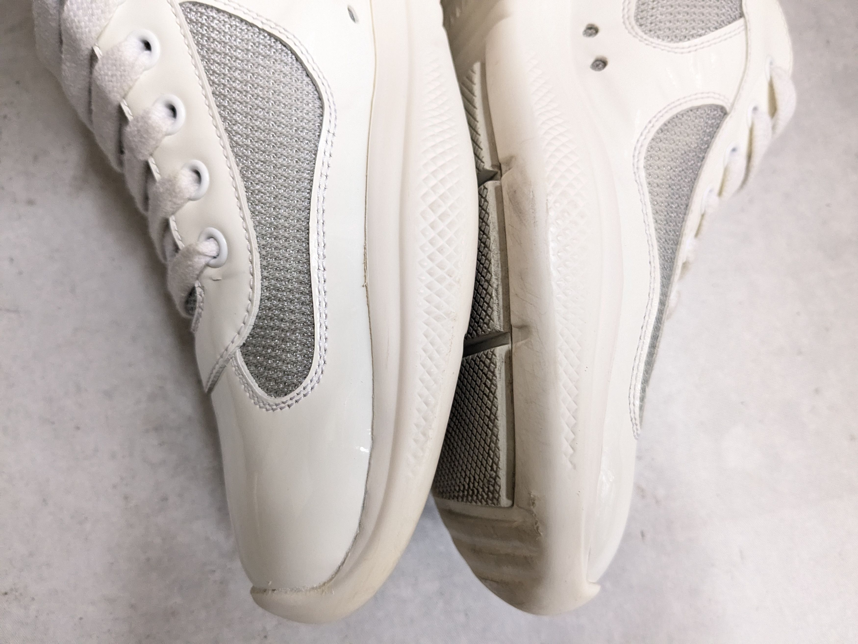 Prada Prada America's Cup Sneakers White Patent Leather 9 Low Size US 9 / EU 42 - 10 Thumbnail