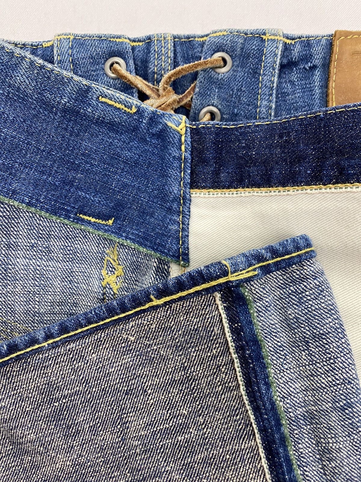 Sugar Cane Mihara Yasuhiro X Sugar Cane Selvedge Hybrid Flare Denim Size US 30 / EU 46 - 15 Thumbnail