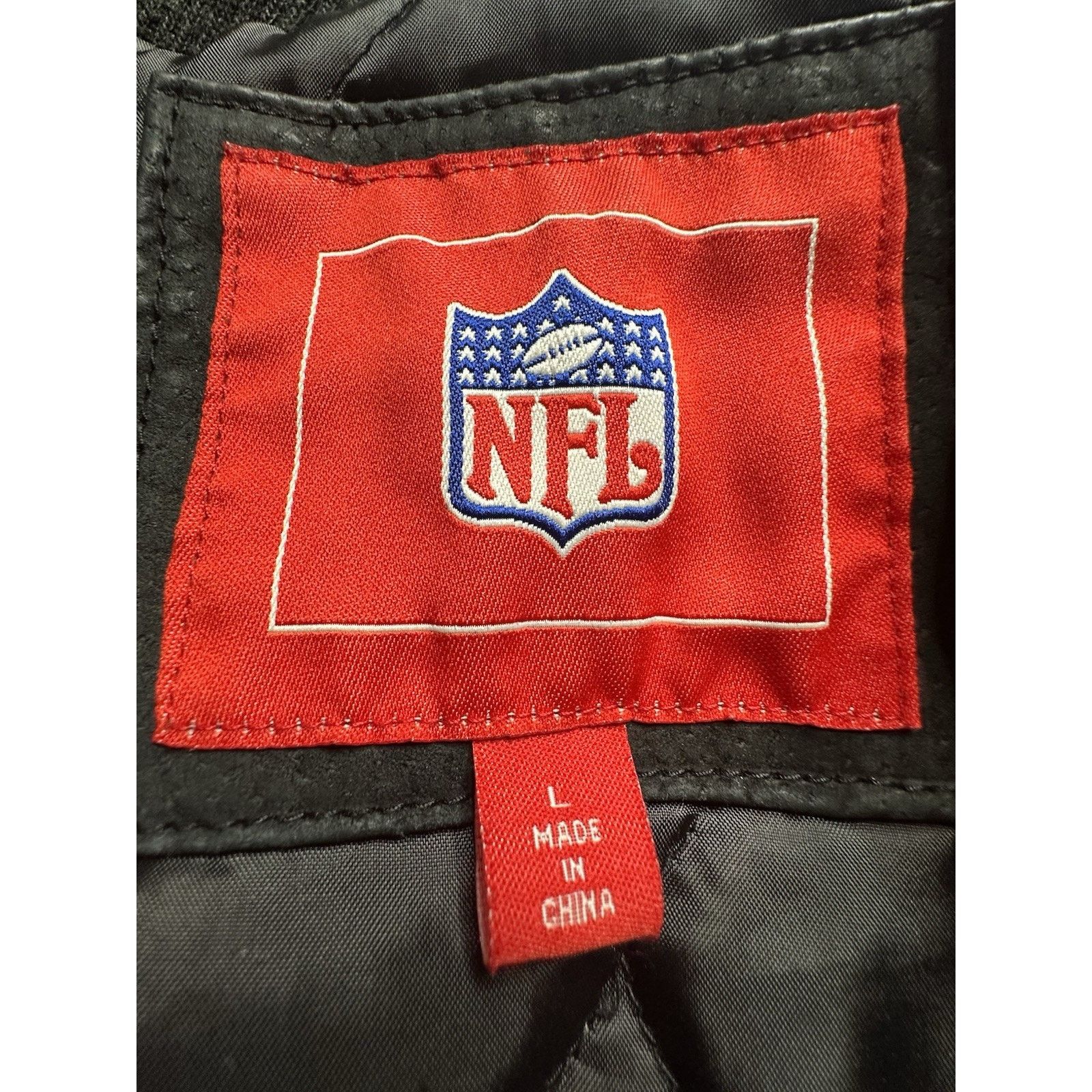 NFL Vintage 90’s NFL New York Jets Leather Jacket Size Large Size US L / EU 52-54 / 3 - 11 Thumbnail