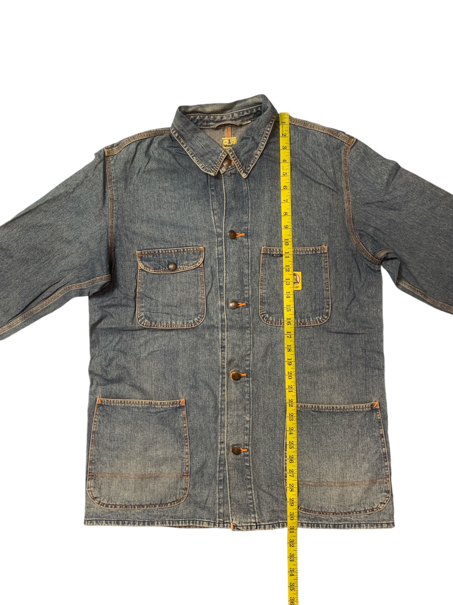 Vintage × Wrangler Rare Design Vintage Wrangler Dungarees Blu Bell Denim Jacket Size US M / EU 48-50 / 2 - 10 Thumbnail