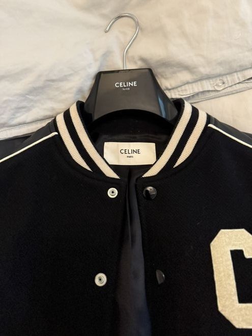 Celine Varsity Leather Jacket Size US M / EU 48-50 / 2 - 5 Thumbnail