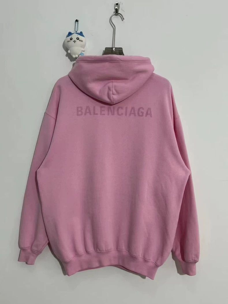 Balenciaga Balenciaga Pink front and back logo hoodie 2501-Nextarrow Size US XS / EU 42 / 0 - 4 Thumbnail