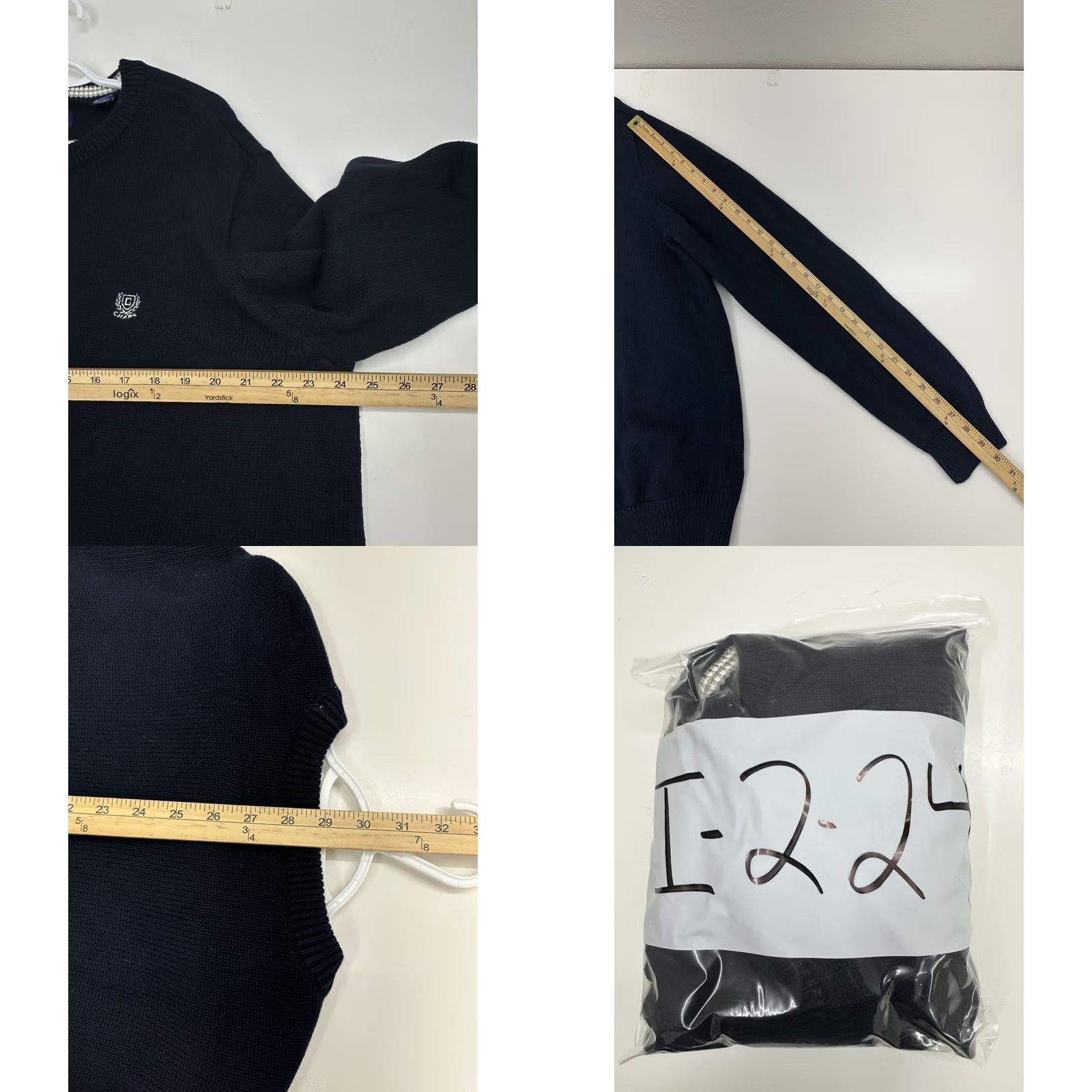 Chaps Chaps Sweater XXL Navy Blue Knit Long Sleeve Pullover Mens Shirt Category Pullover Casual 90s Classic Men’s Knitwear Size US XXL / EU 58 / 5 - 8 Thumbnail