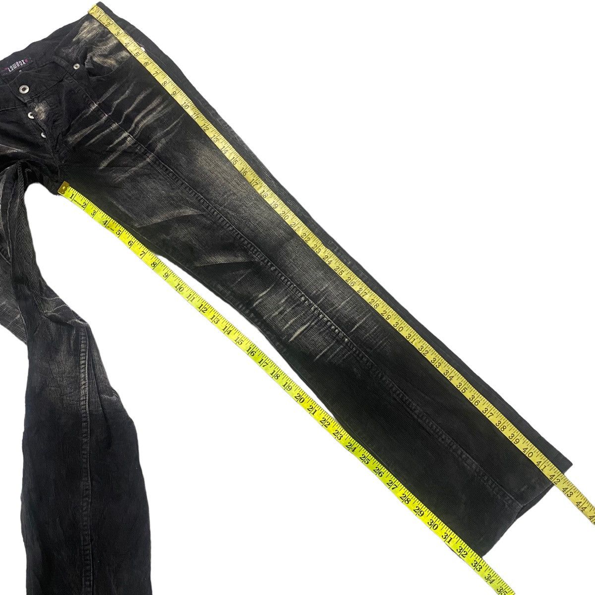 LOWBOX Japanese Brand LOWBOX Acid Wash Corduroy Flare Pants Size US 31 - 19 Thumbnail