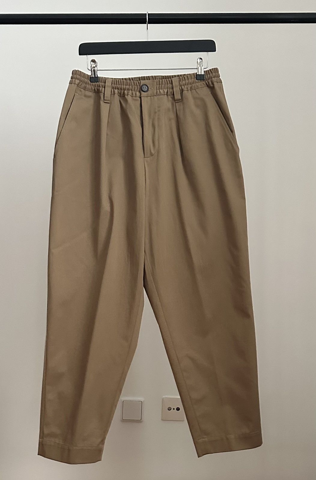 Marni MARNI Cropped Drawstring Cotton Pants Size US 30 / EU 46 - 1 Thumbnail