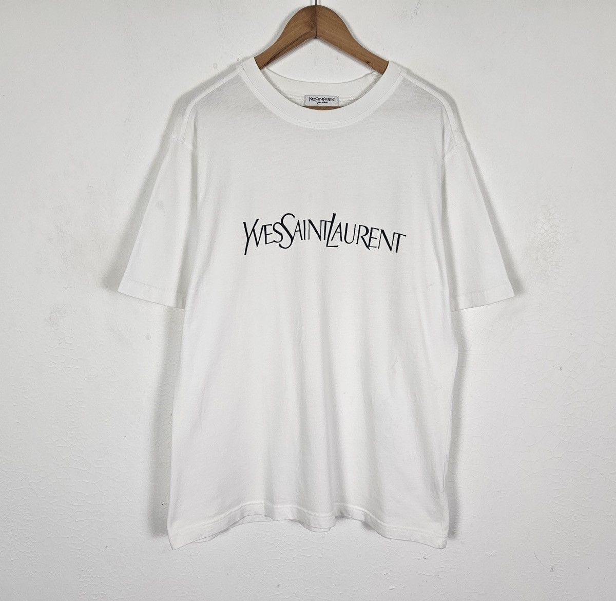 Yves Saint Laurent Vintage Yves Saint Laurent YSL pour homme tee shirt Size US L / EU 52-54 / 3 - 2 Thumbnail