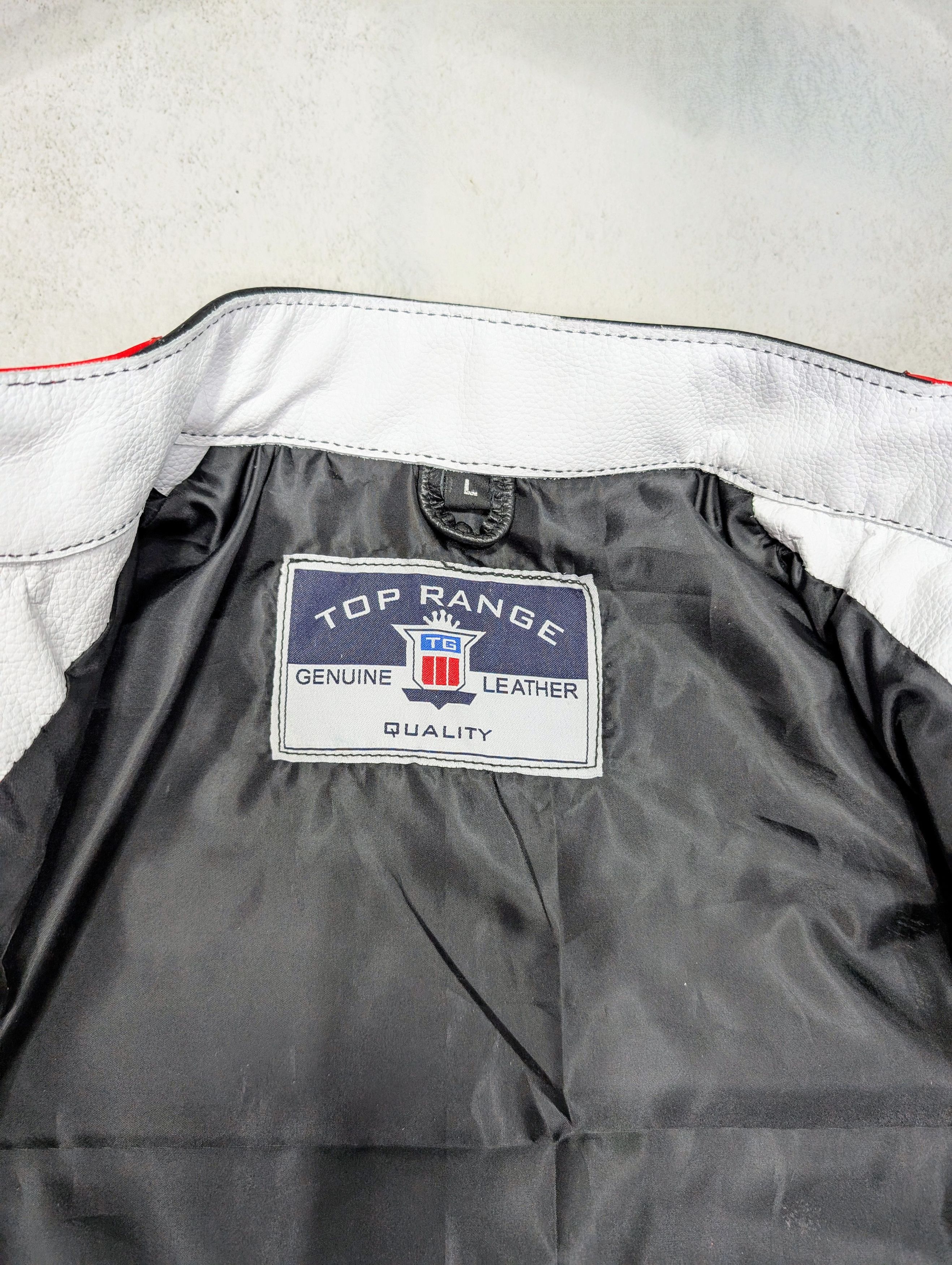 Vintage 🔥 LUCKY STRIKE 🔥 Leather Jacket Vintage Racing Size US M / EU 48-50 / 2 - 8 Thumbnail