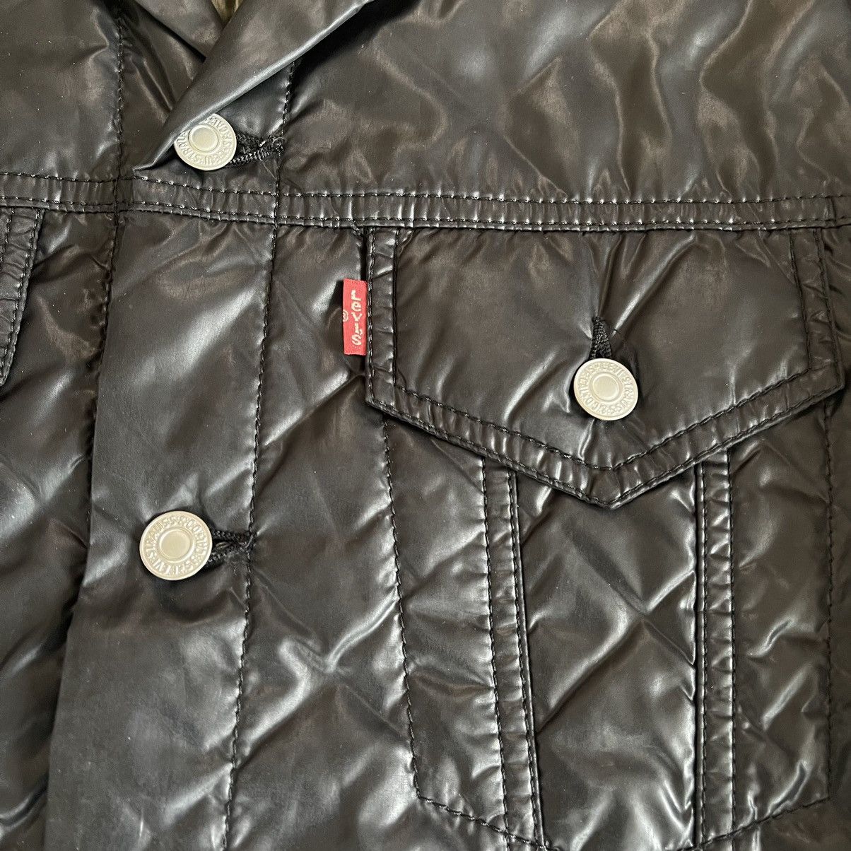 Junya Watanabe × Levi's 2005 Padded Quilted Trucker Jacket Size US M / EU 48-50 / 2 - 4 Thumbnail