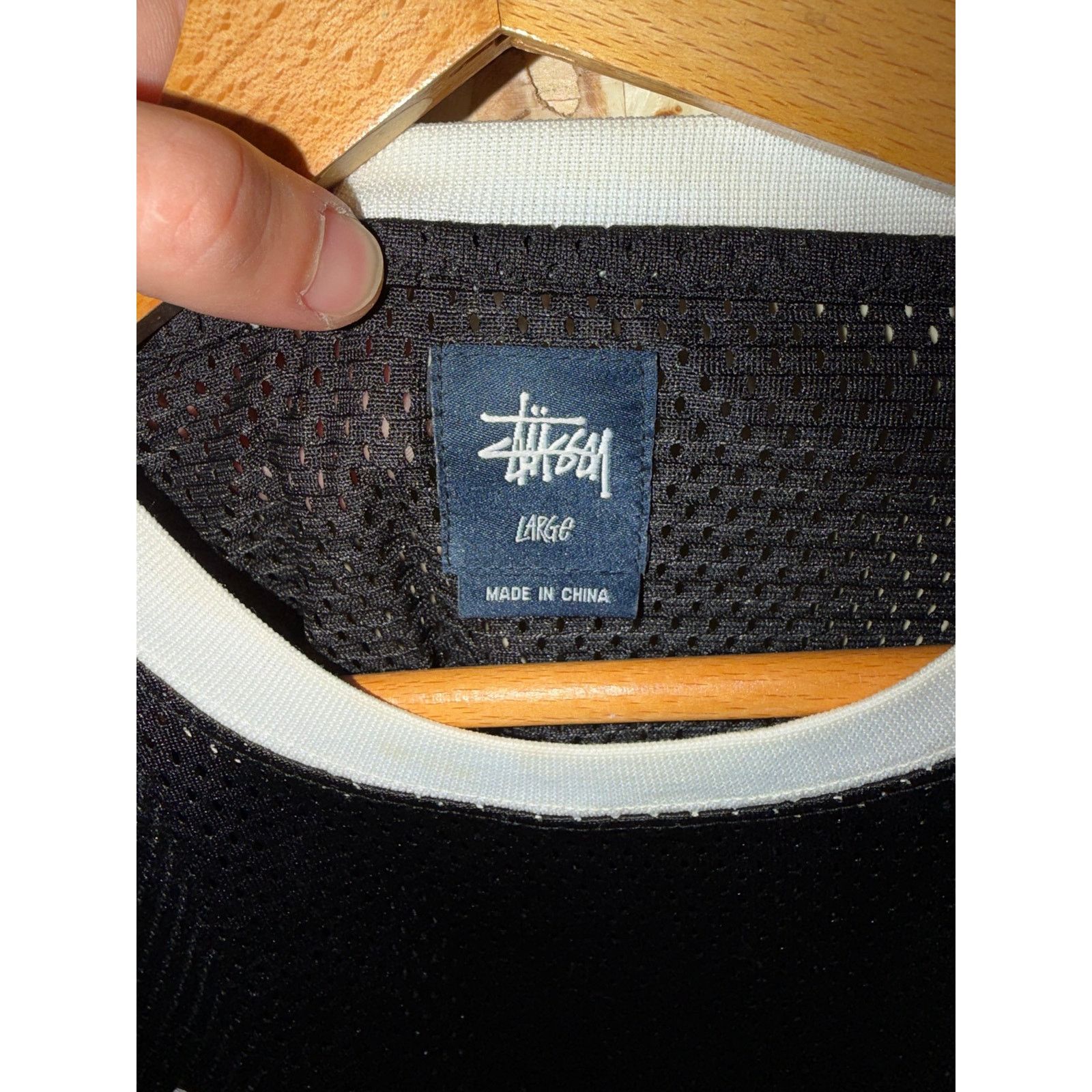 Stussy Stussy Y2K All City Champs Black Mesh Jersey Size Mens Large Size US L / EU 52-54 / 3 - 3 Thumbnail