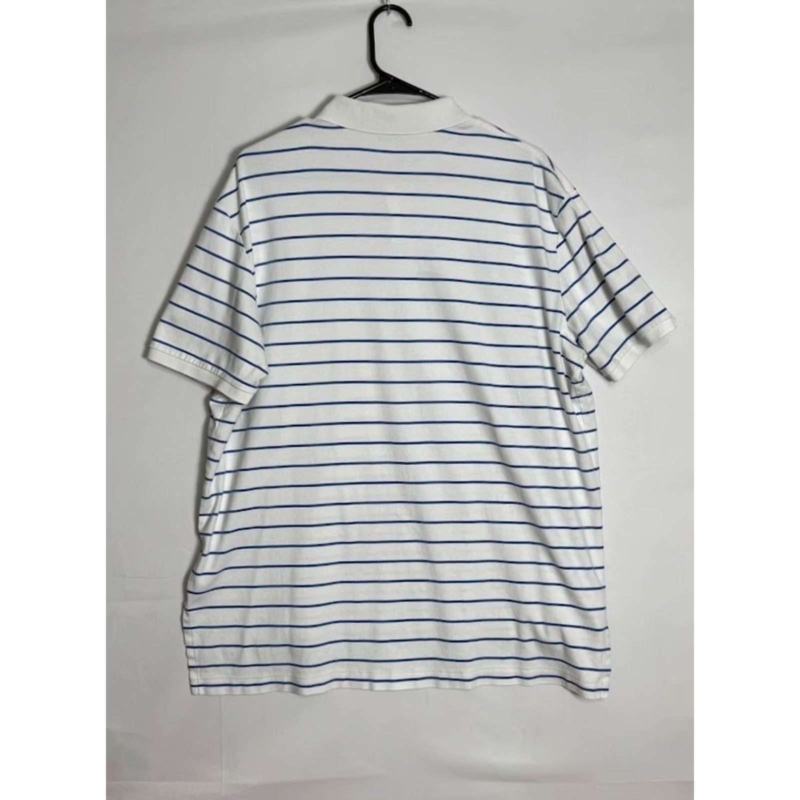 Ralph Lauren Polo Ralph Lauren Shirt Men's XXL Pima Soft Touch White Blue Stripe Size US XXL / EU 58 / 5 - 2 Thumbnail