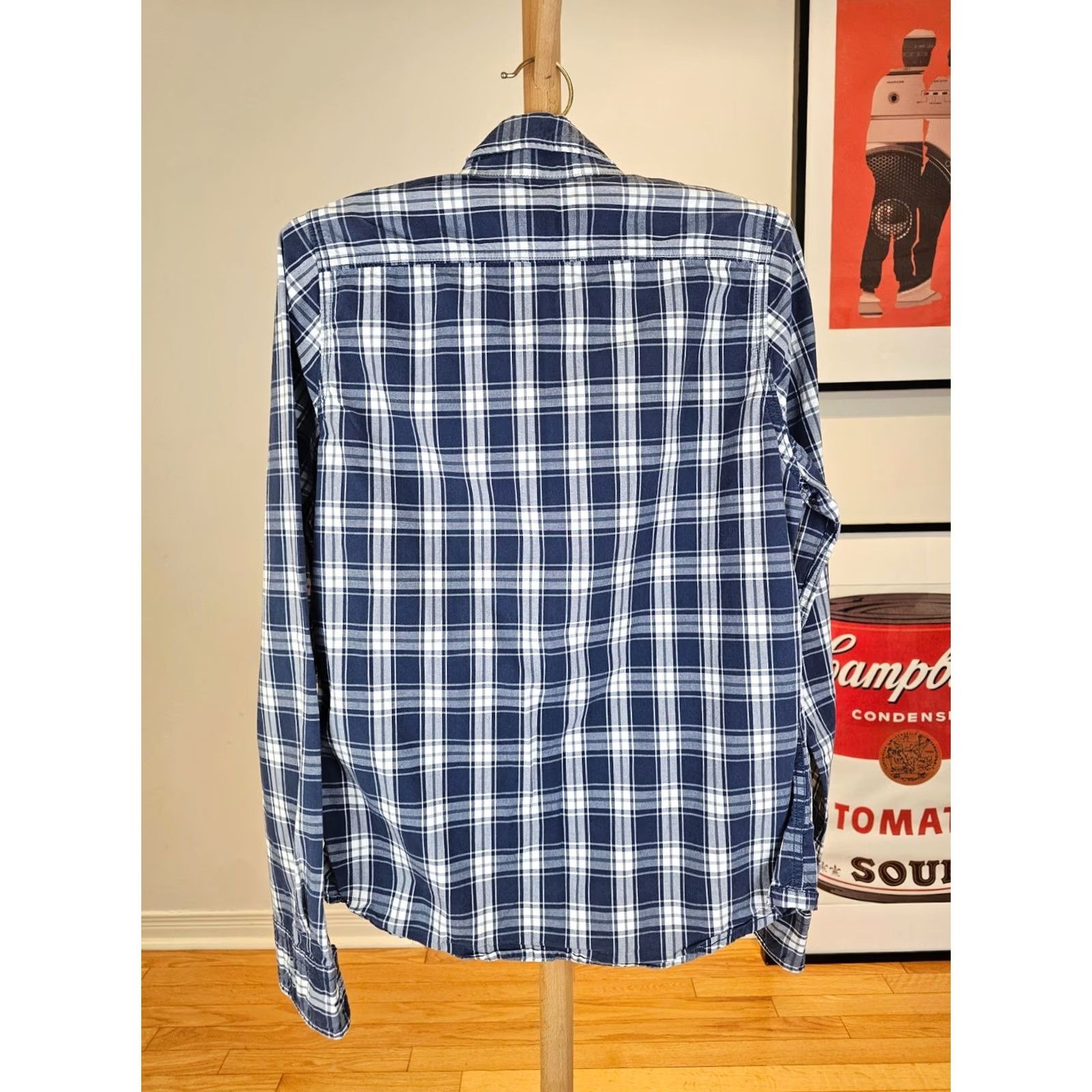 Abercrombie & Fitch ABERCROMBIE & FITCH MUSCLE PLAID CHECK COTTON SHIRT SZ MEDIUM Men Shirt Long Sleeve Multicolor 16 21 28 28 in. Size US M / EU 48-50 / 2 - 6 Thumbnail