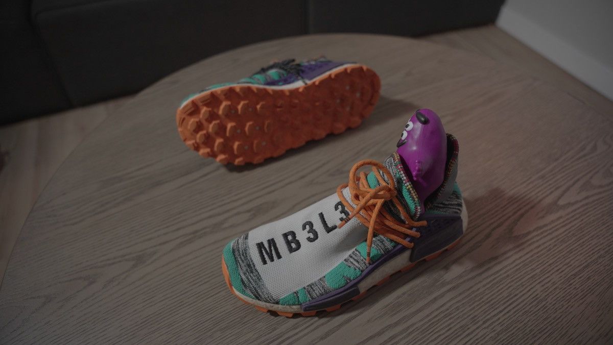 Adidas Pharrell Solar Pack Hu NMD M1L3L3 sneakers Size US 10 / EU 43 - 7 Thumbnail