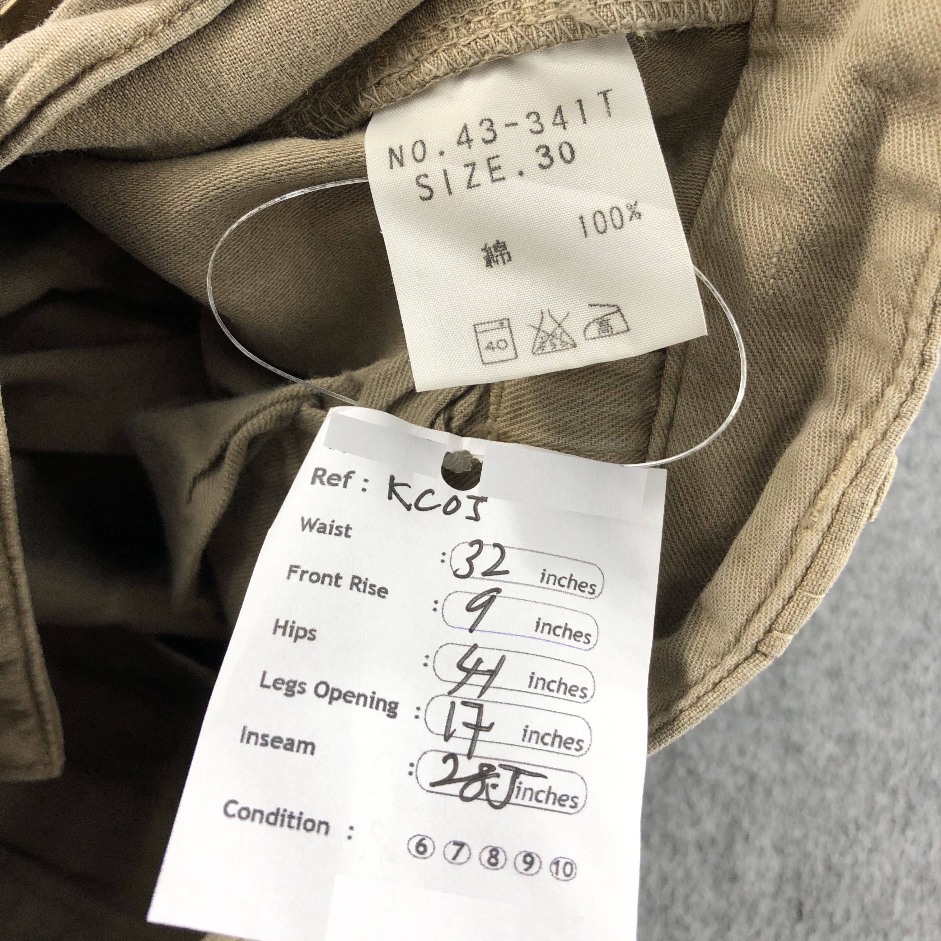 Japanese Brand Spellbound Cargo Pants Multi Pocket Tactical Pants Size US 30 / EU 46 - 9 Thumbnail