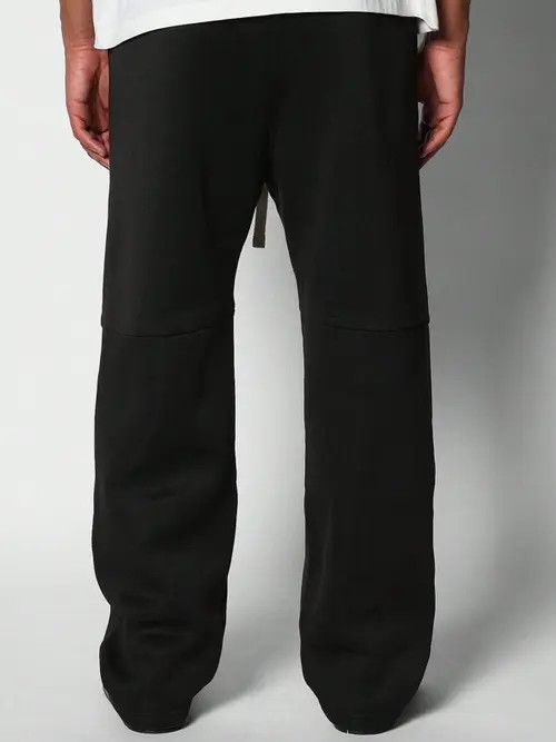Japanese Brand Black straight leg sweatpants Size US 32 / EU 48 - 3 Thumbnail