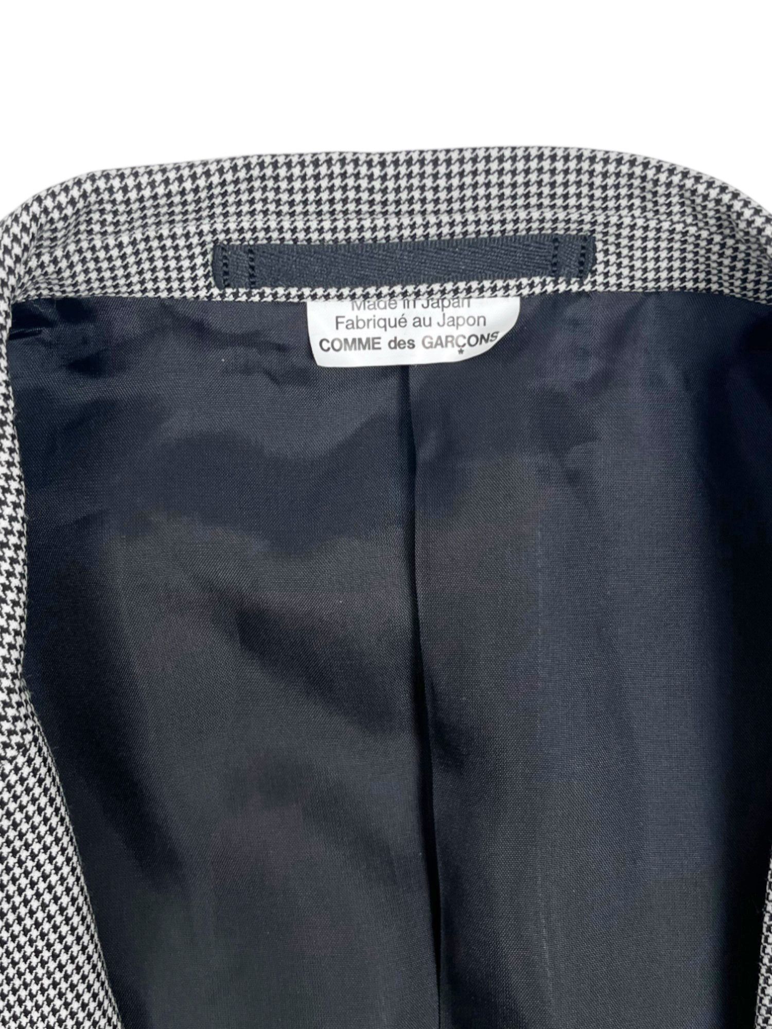 Comme des Garcons Homme Deux S/S 2021 Tartan Studded Grey Coat Size US S / EU 44-46 / 1 - 10 Thumbnail