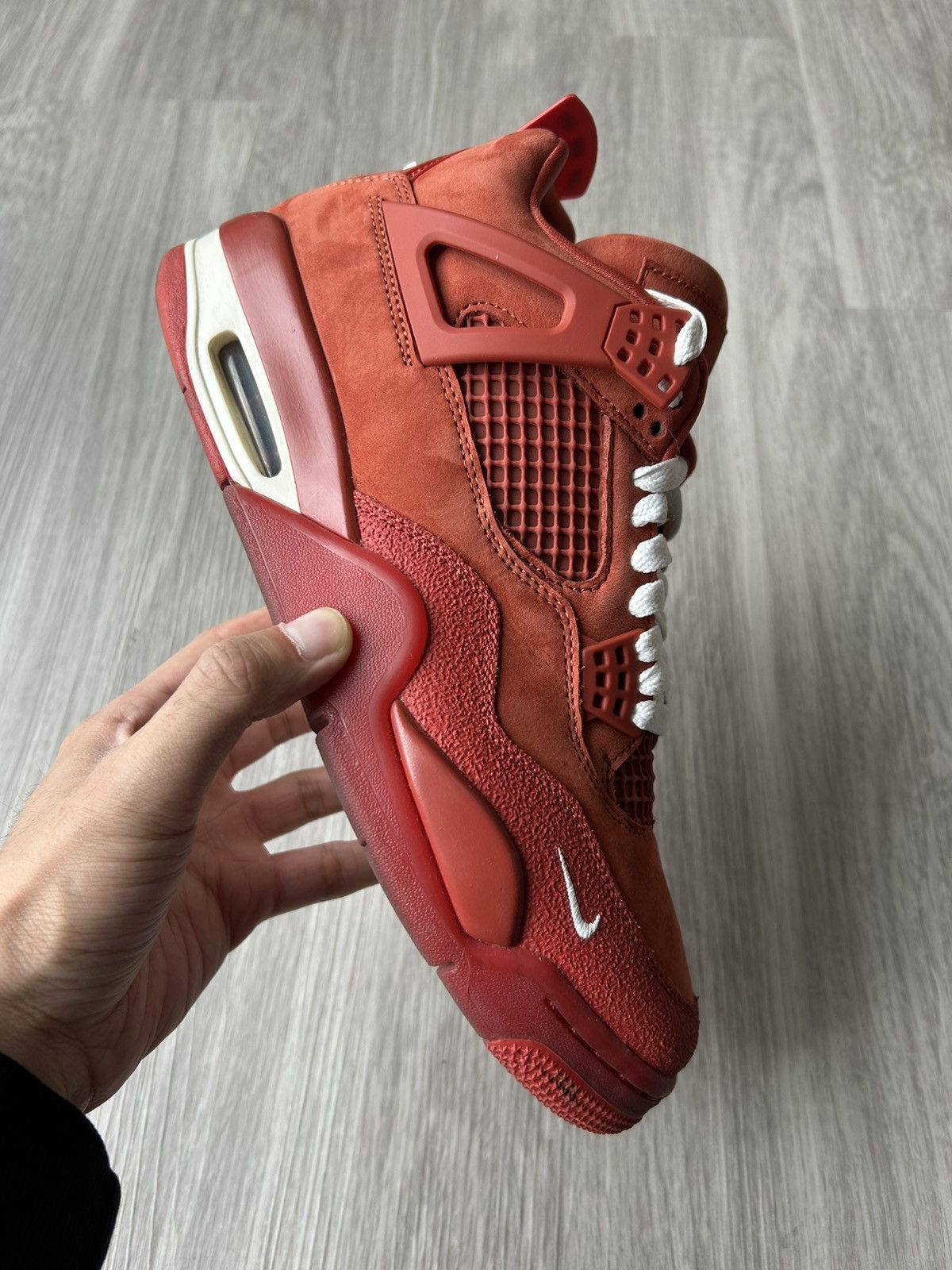 Nike Nigel Sylvester x Air Jordan Retro 4 Brick By Brick Size 9.5 Size US 9.5 / EU 42-43 - 7 Thumbnail