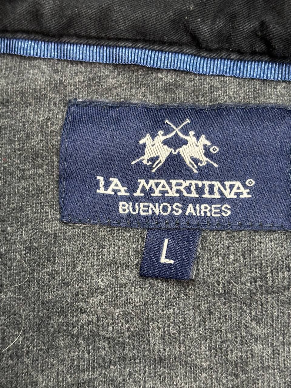 La Martina La Martina New Zealand Polo Team L/S Shirt Grey Size L Size US L / EU 52-54 / 3 - 12 Thumbnail