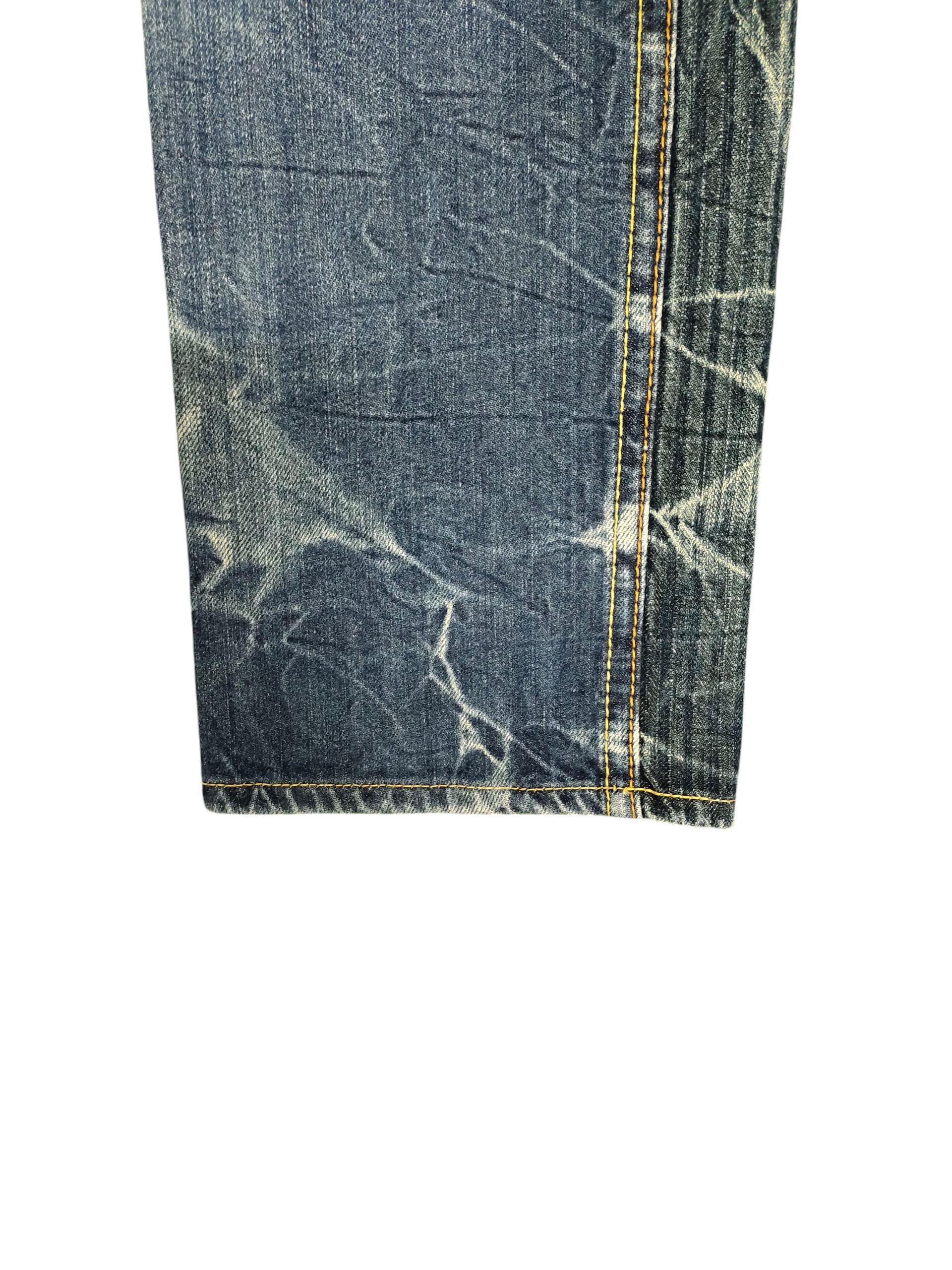 Eternal Japanese Brand Eternal Sukajan Clawmark Distress Denim Jeans Size US 30 / EU 46 - 6 Thumbnail