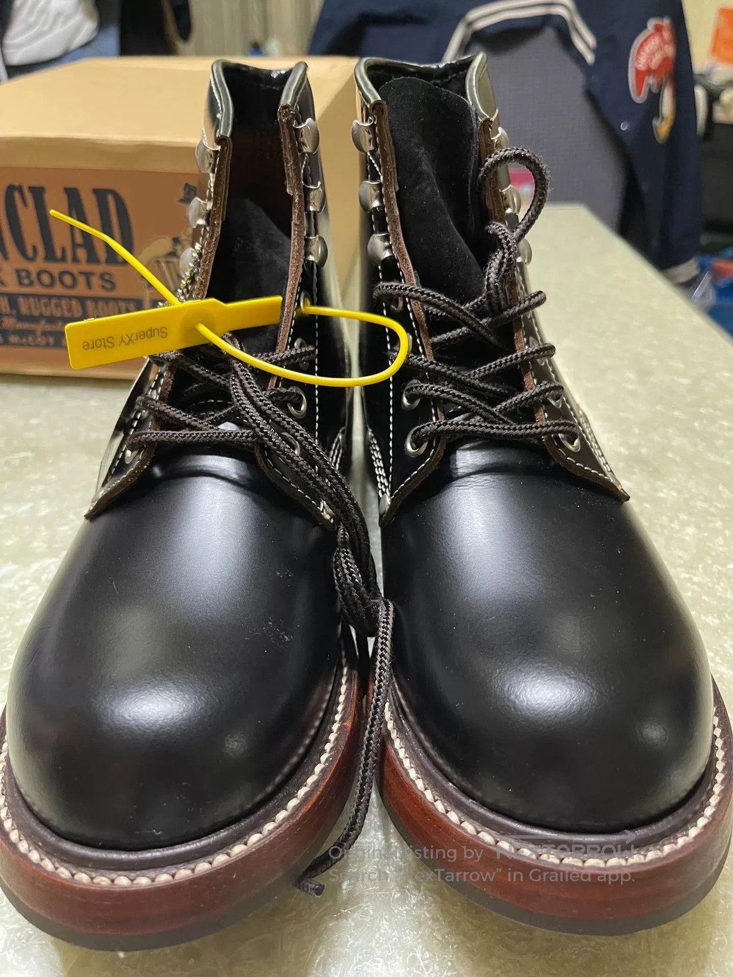 TOYS McCOY Toys McCoy Japanese Leather Work Boots TMA2001. Size US 7.5 / EU 40-41 - 1 Thumbnail